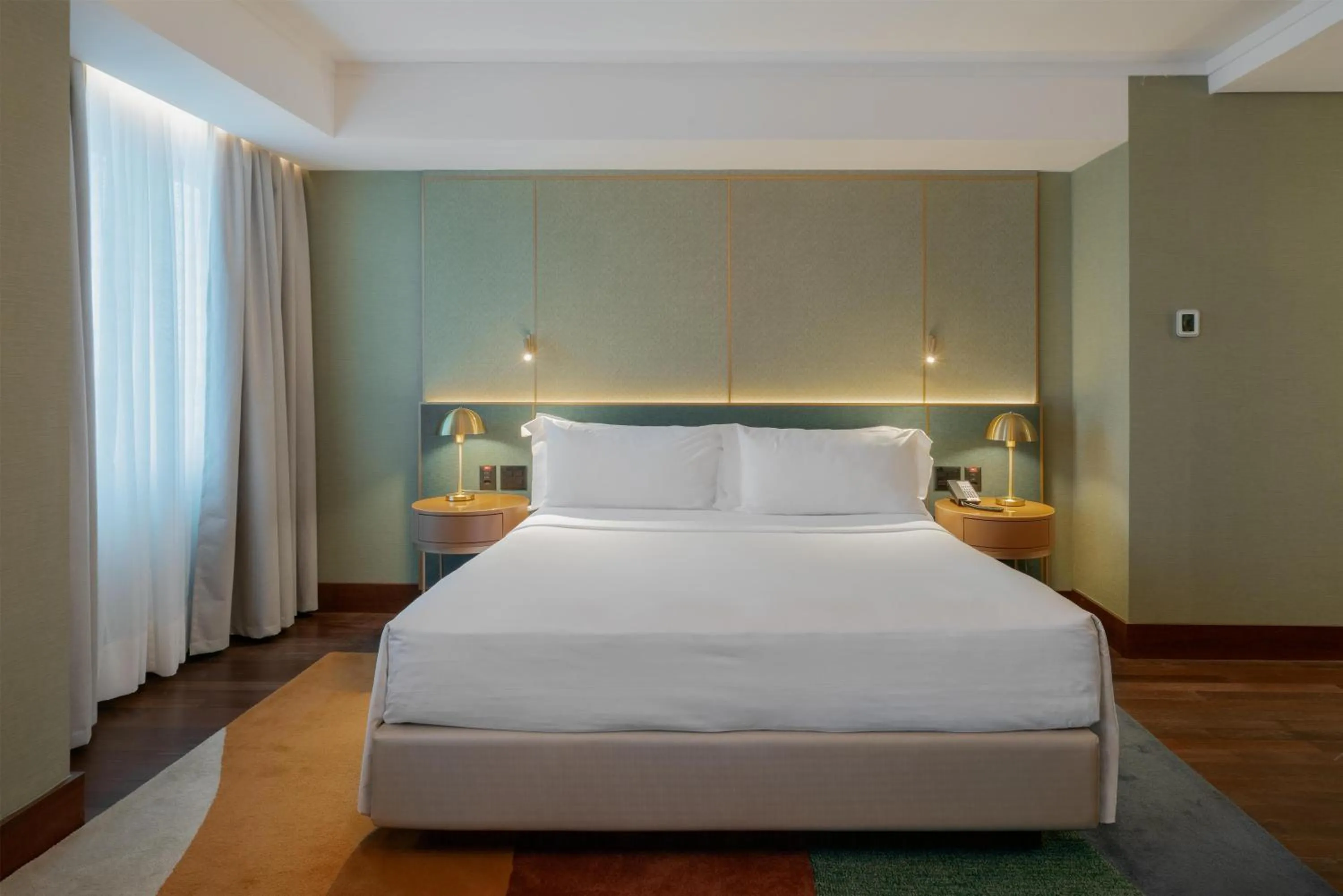 Bed in Hilton Porto Alegre, Brazil