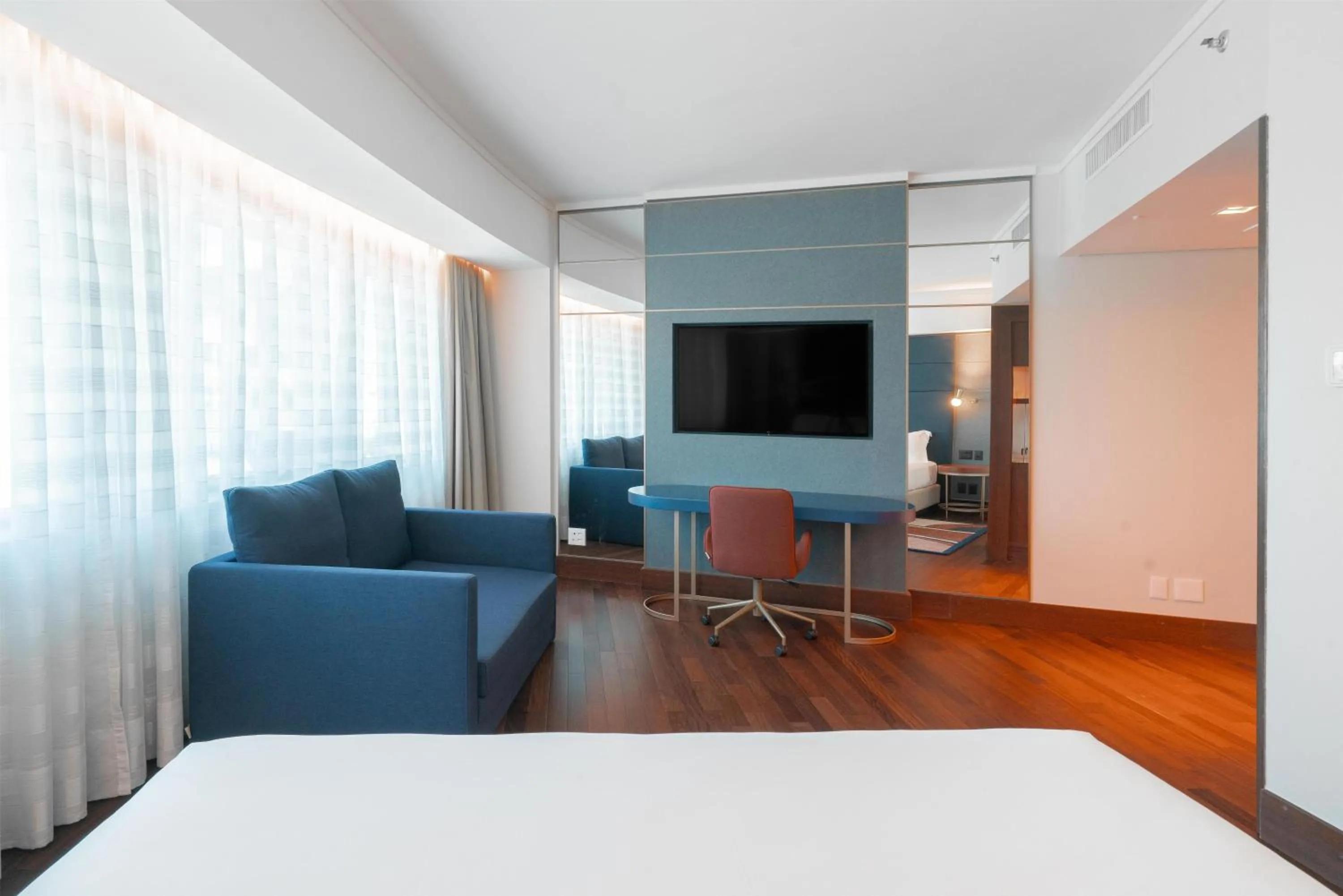 Living room in Hilton Porto Alegre, Brazil