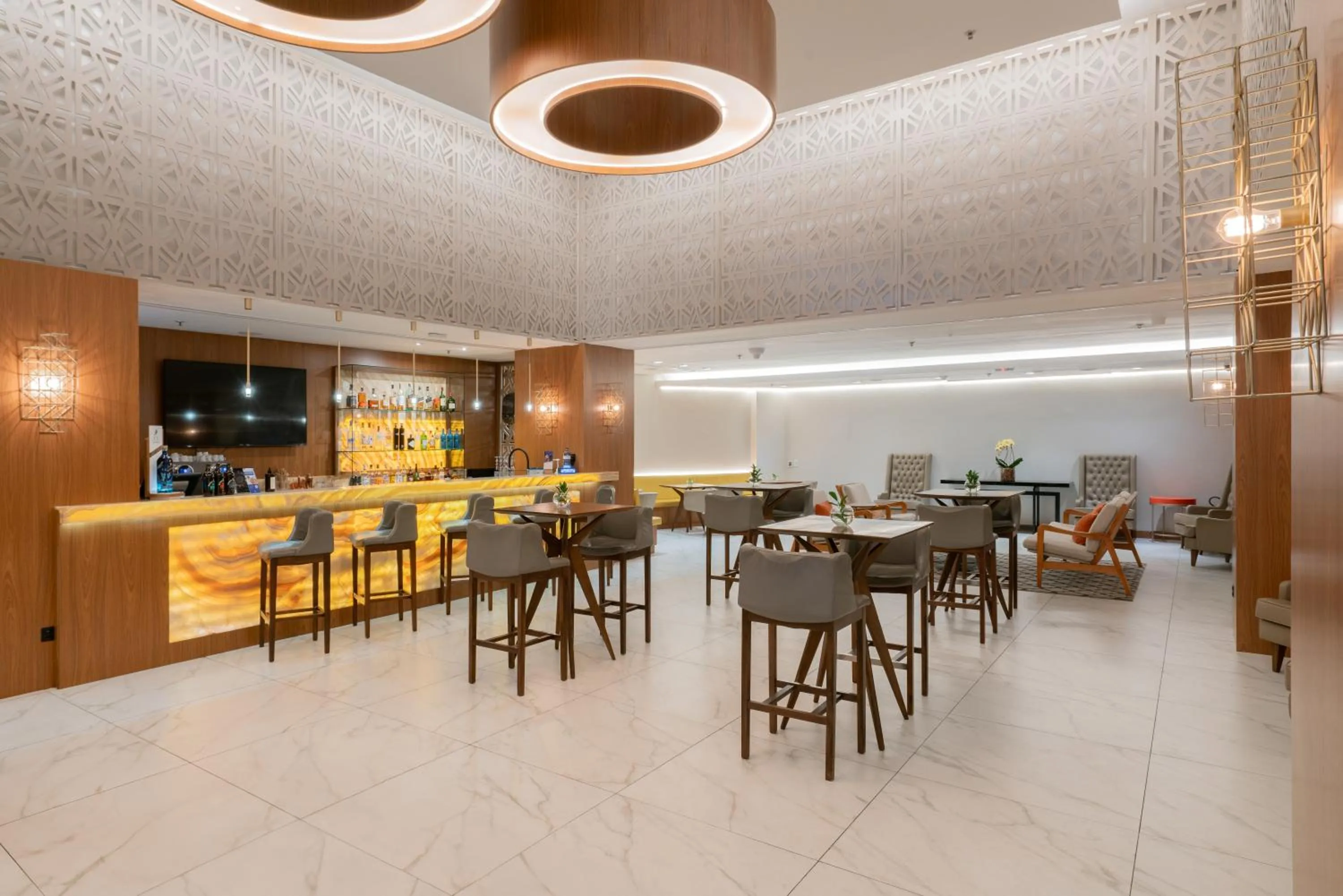 Seating area in Hilton Porto Alegre, Brazil