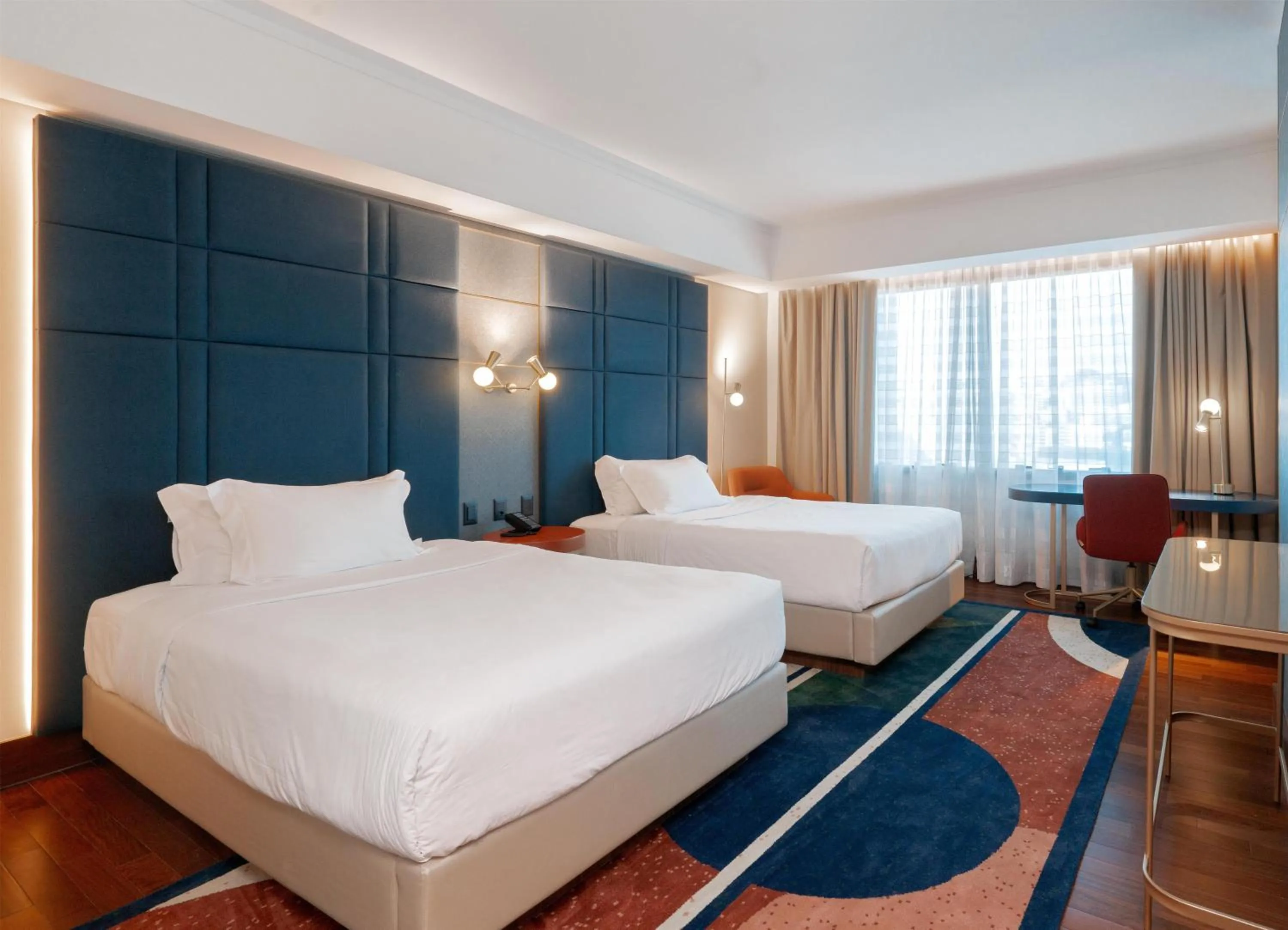 Bed in Hilton Porto Alegre, Brazil