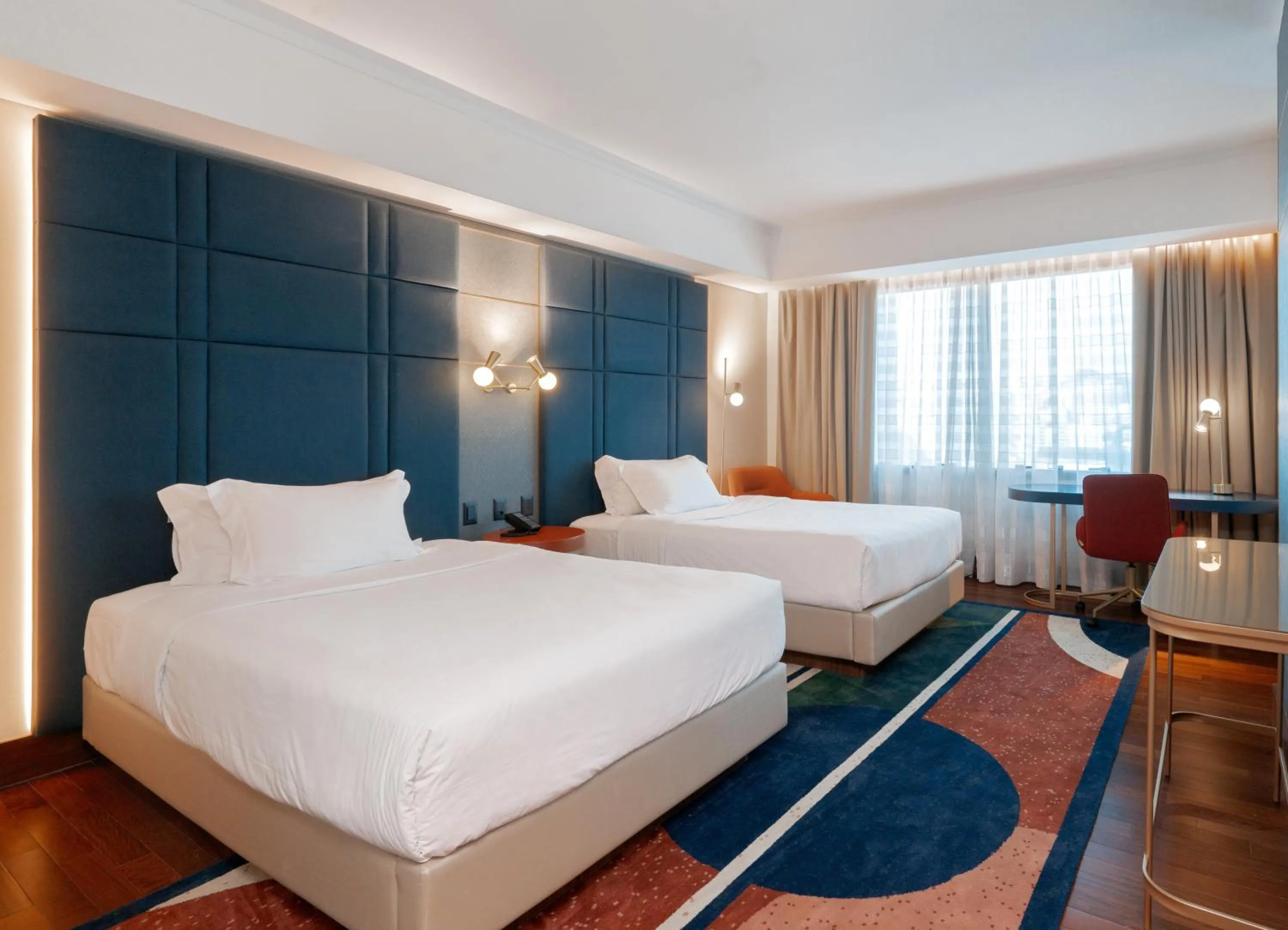 Bedroom, Bed in Hilton Porto Alegre, Brazil