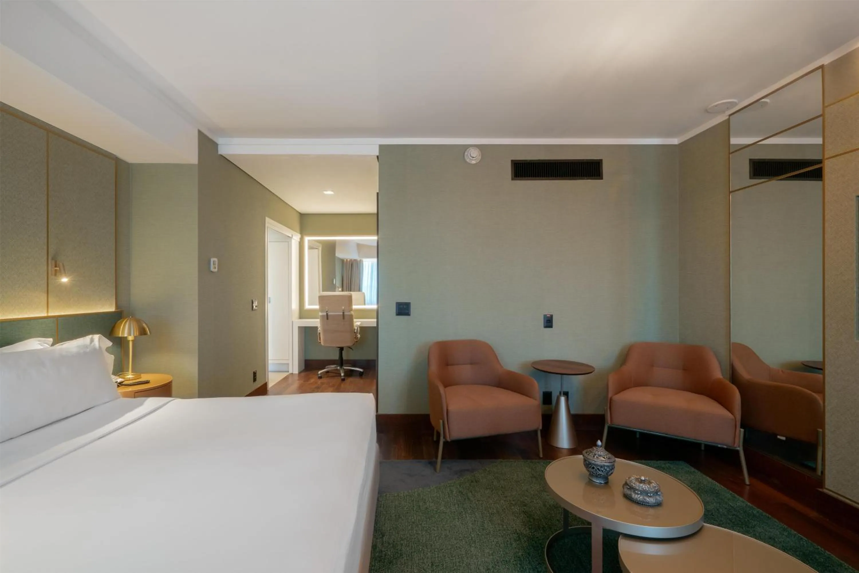 Bed in Hilton Porto Alegre, Brazil