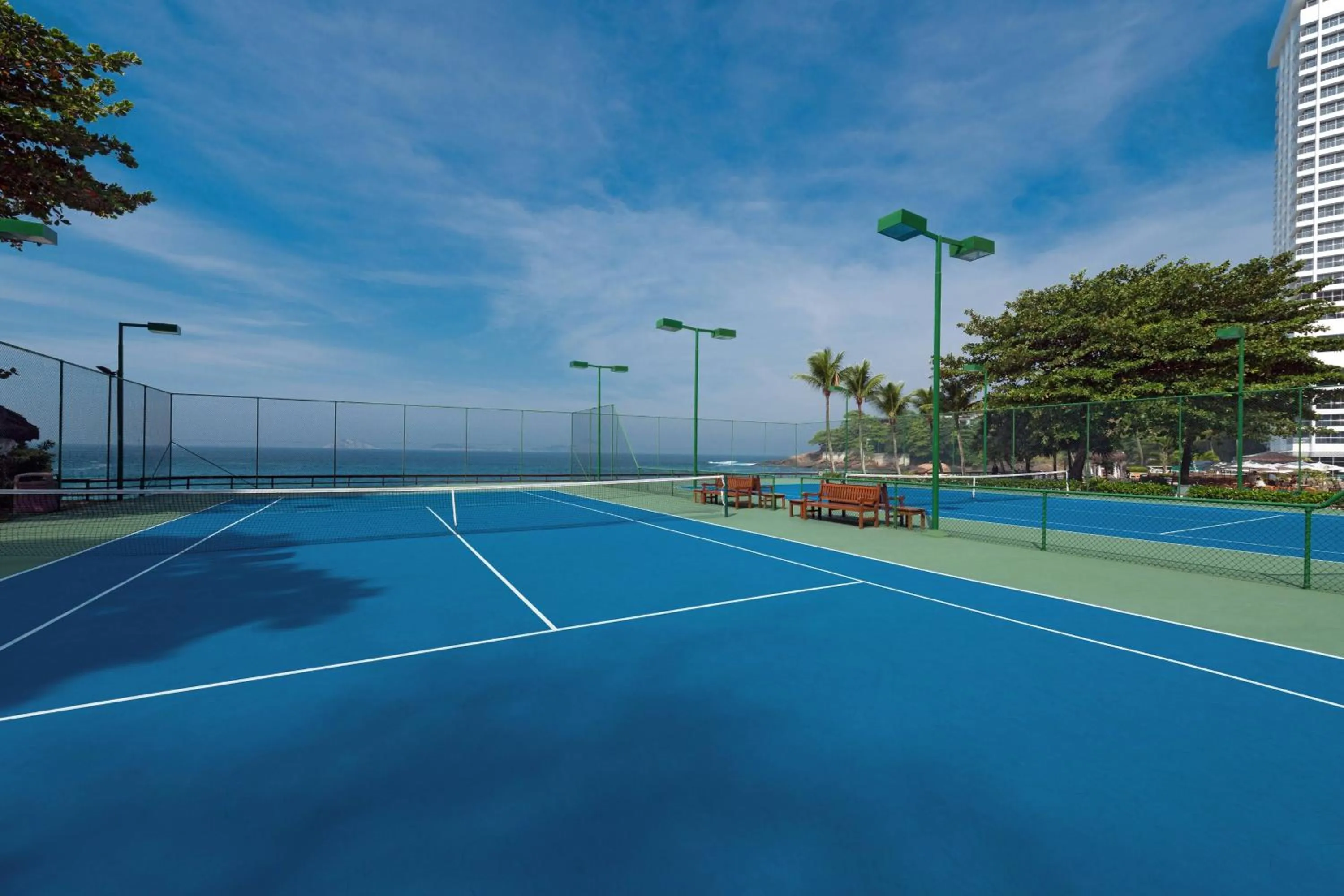 Tennis court in Sheraton Grand Rio Hotel & Resort