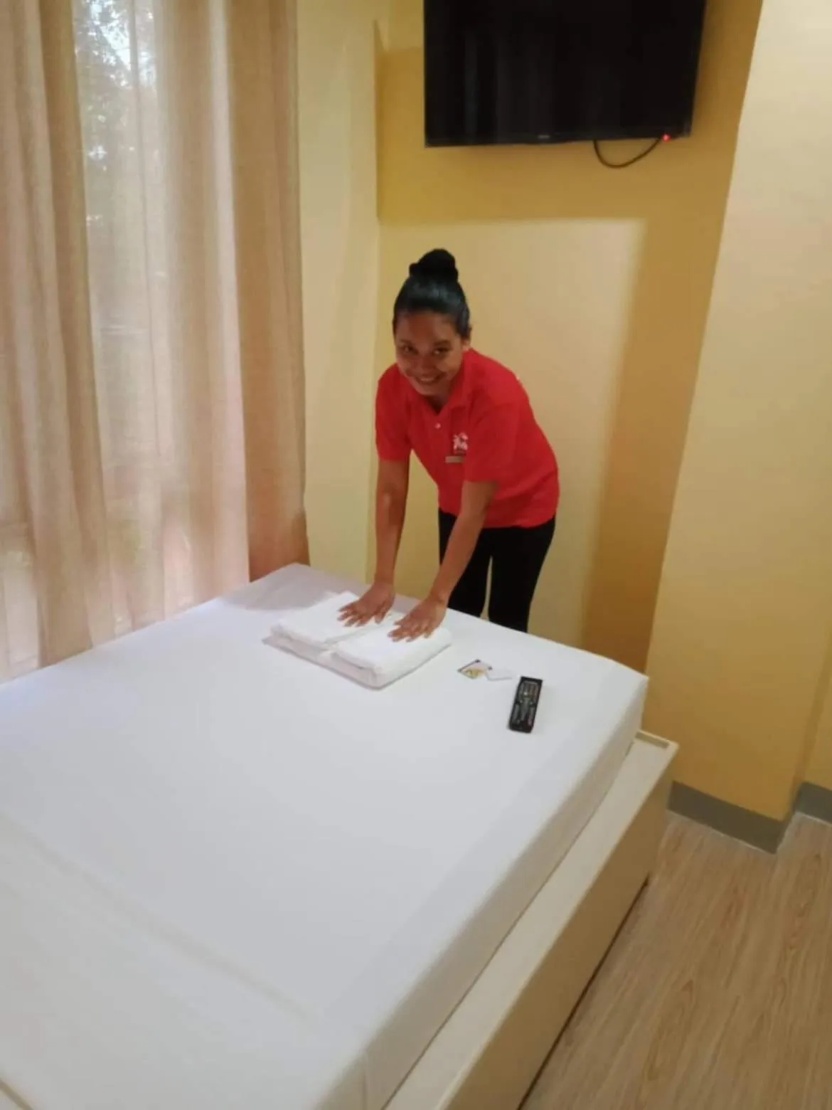 Bed in B&S Orchids suites hotel