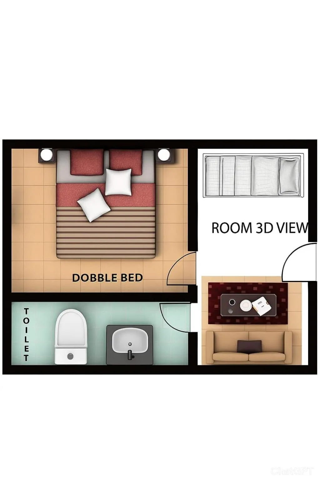 Floor plan in Hotel Imereti - Old Tbilisi Center