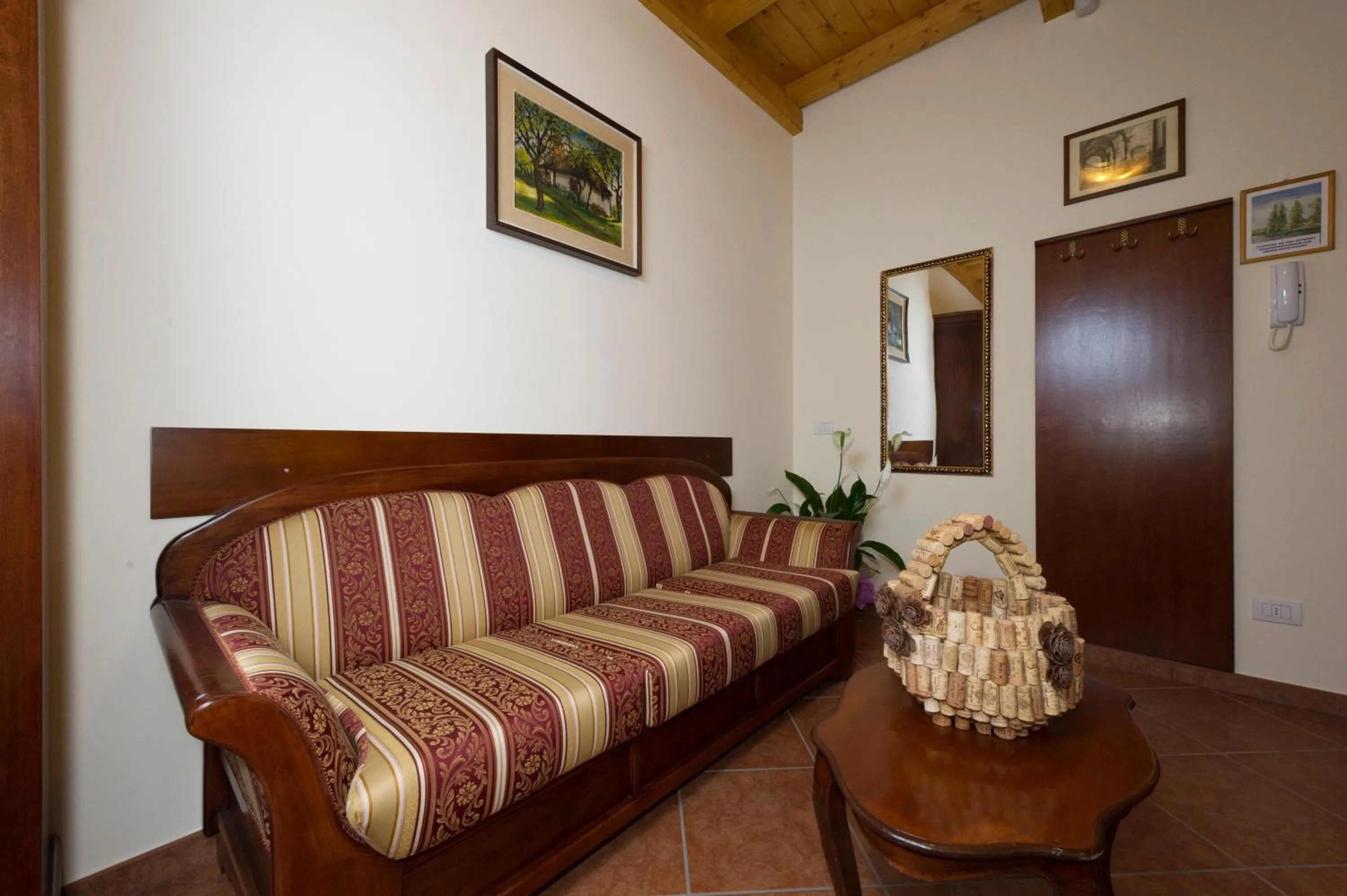 Living room in Locanda Ristorante al Cardellino