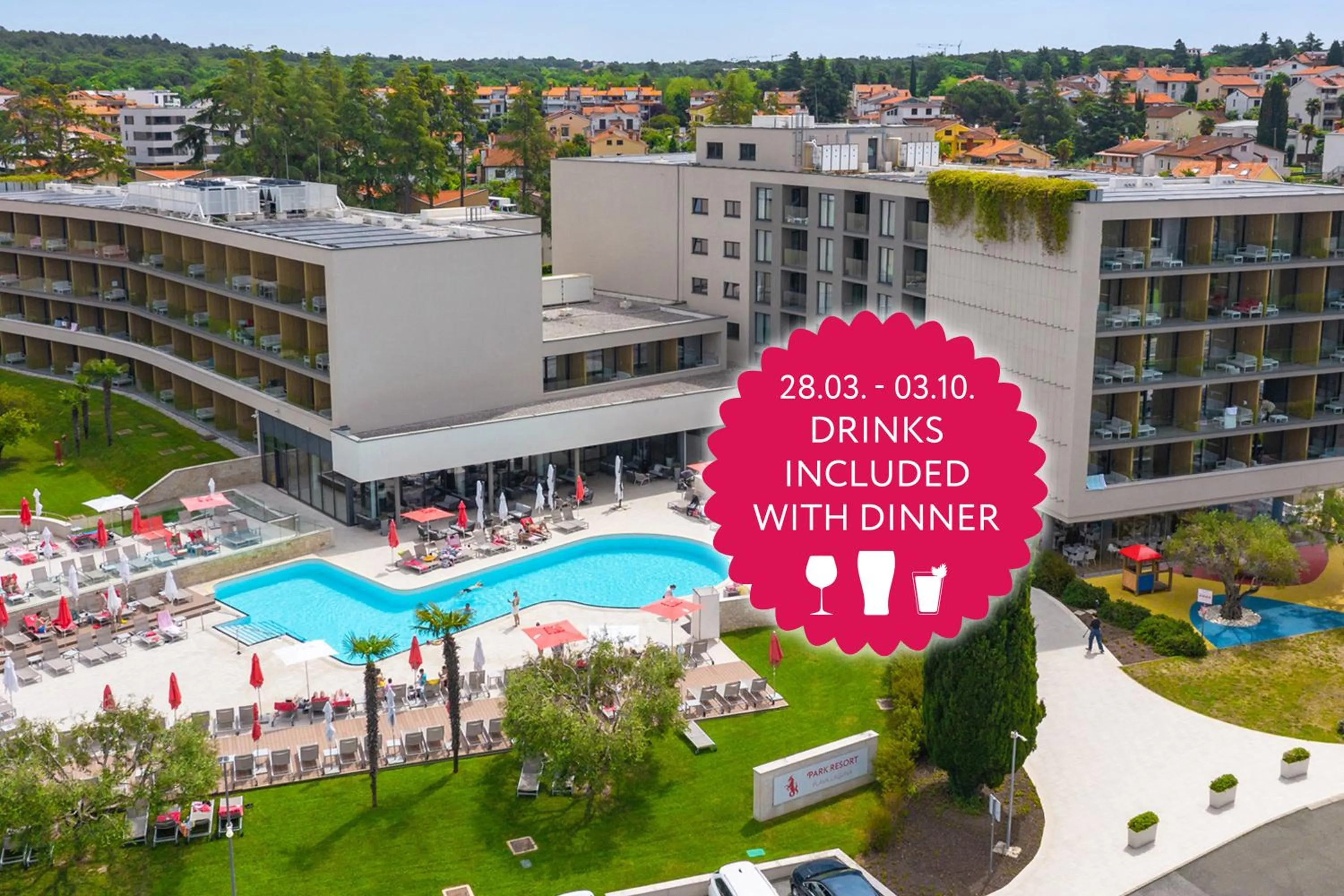 Property building in Hotel Park Plava Laguna