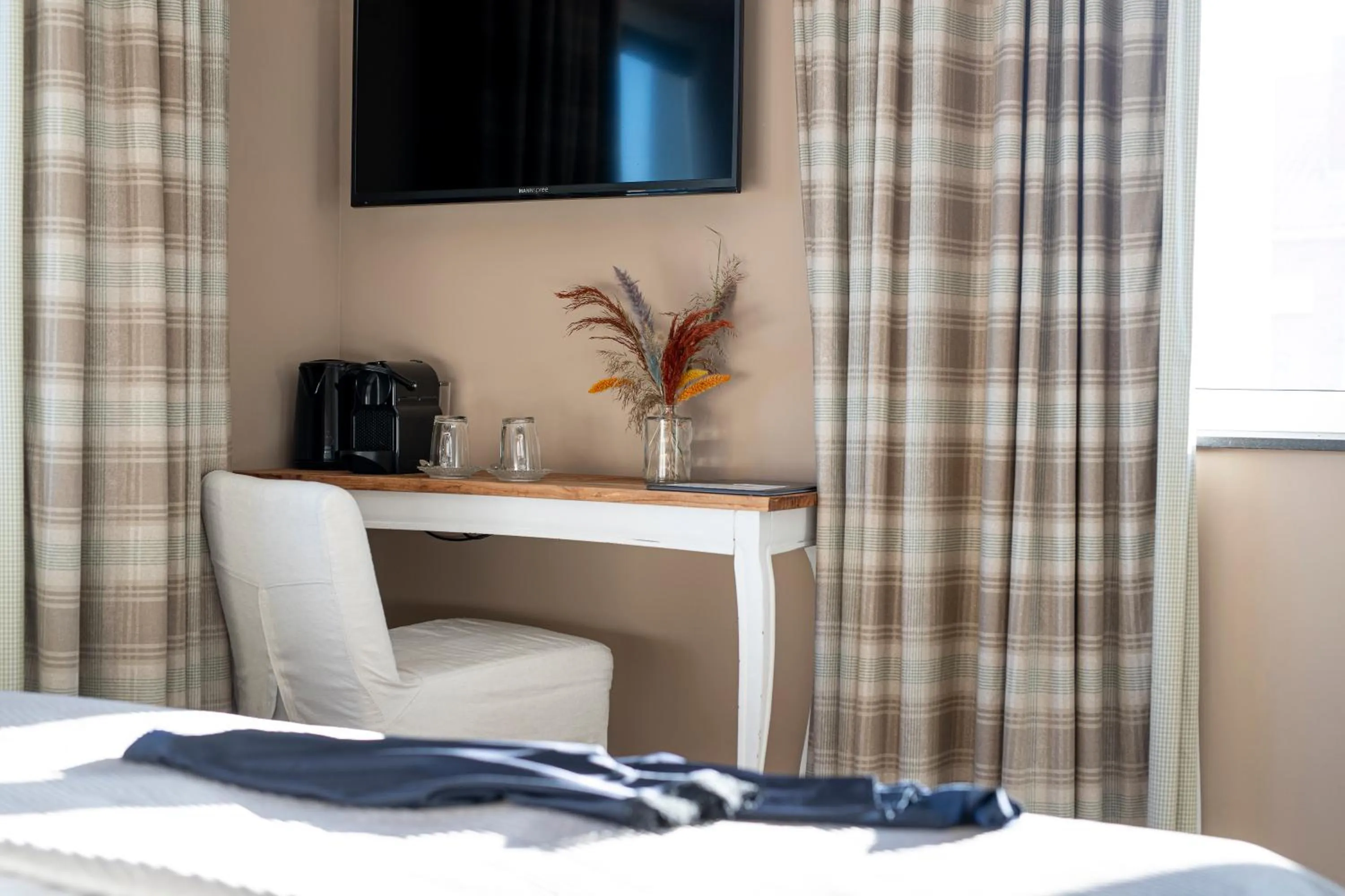 Coffee/tea facilities, Bed in Schippershuis Terherne