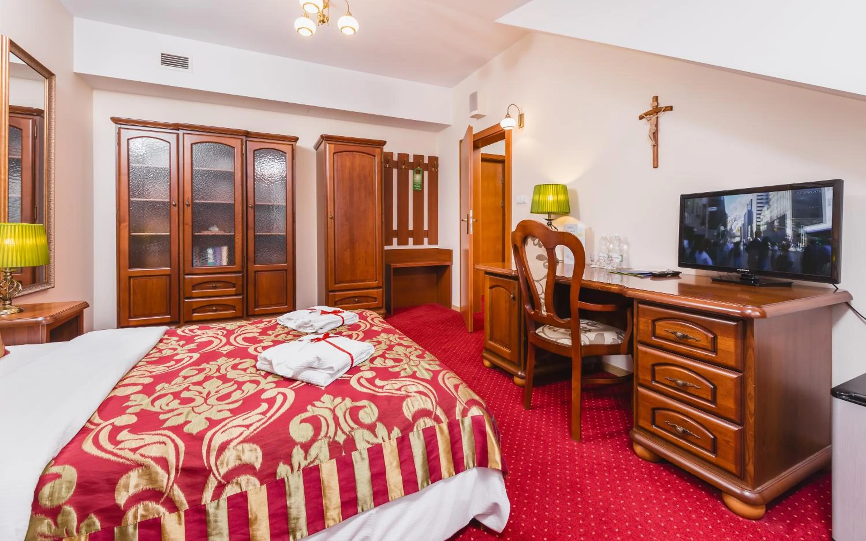 Bed in Domus Mater Hotel