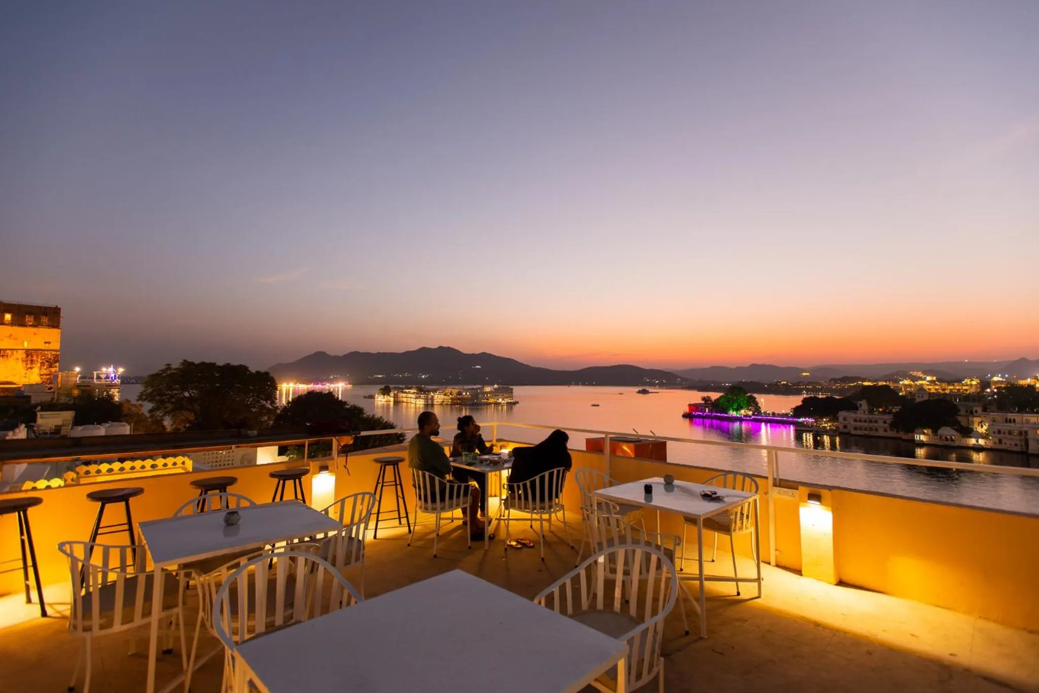 Patio in Hostel Mantra