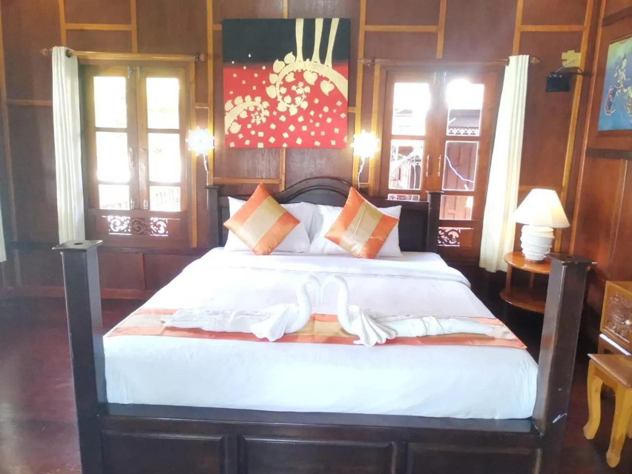 Bed in Grand Sea Beach Resort