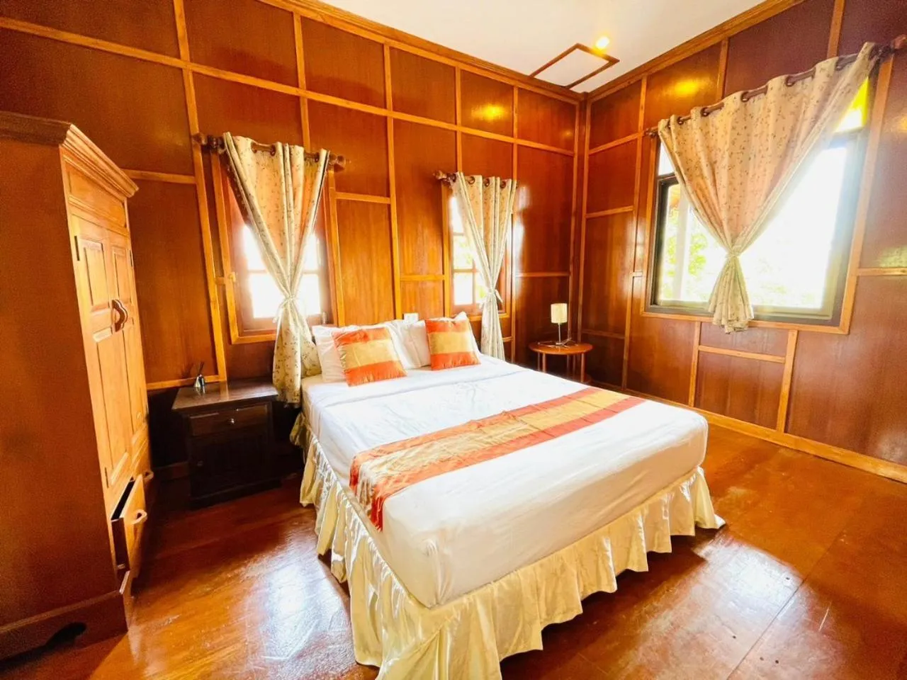 Bed in Grand Sea Beach Resort