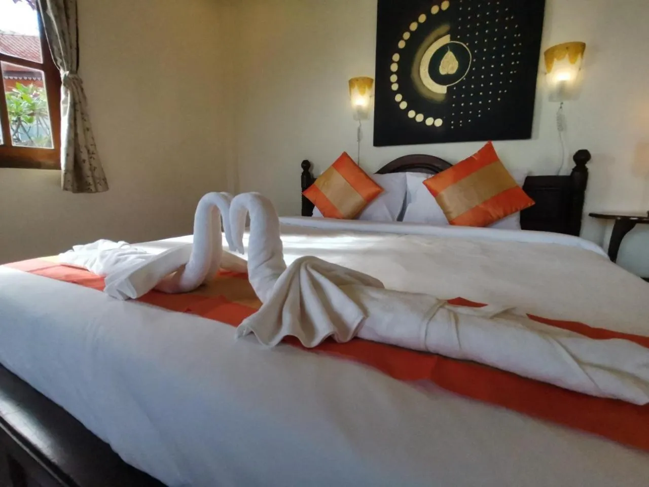 Bed in Grand Sea Beach Resort