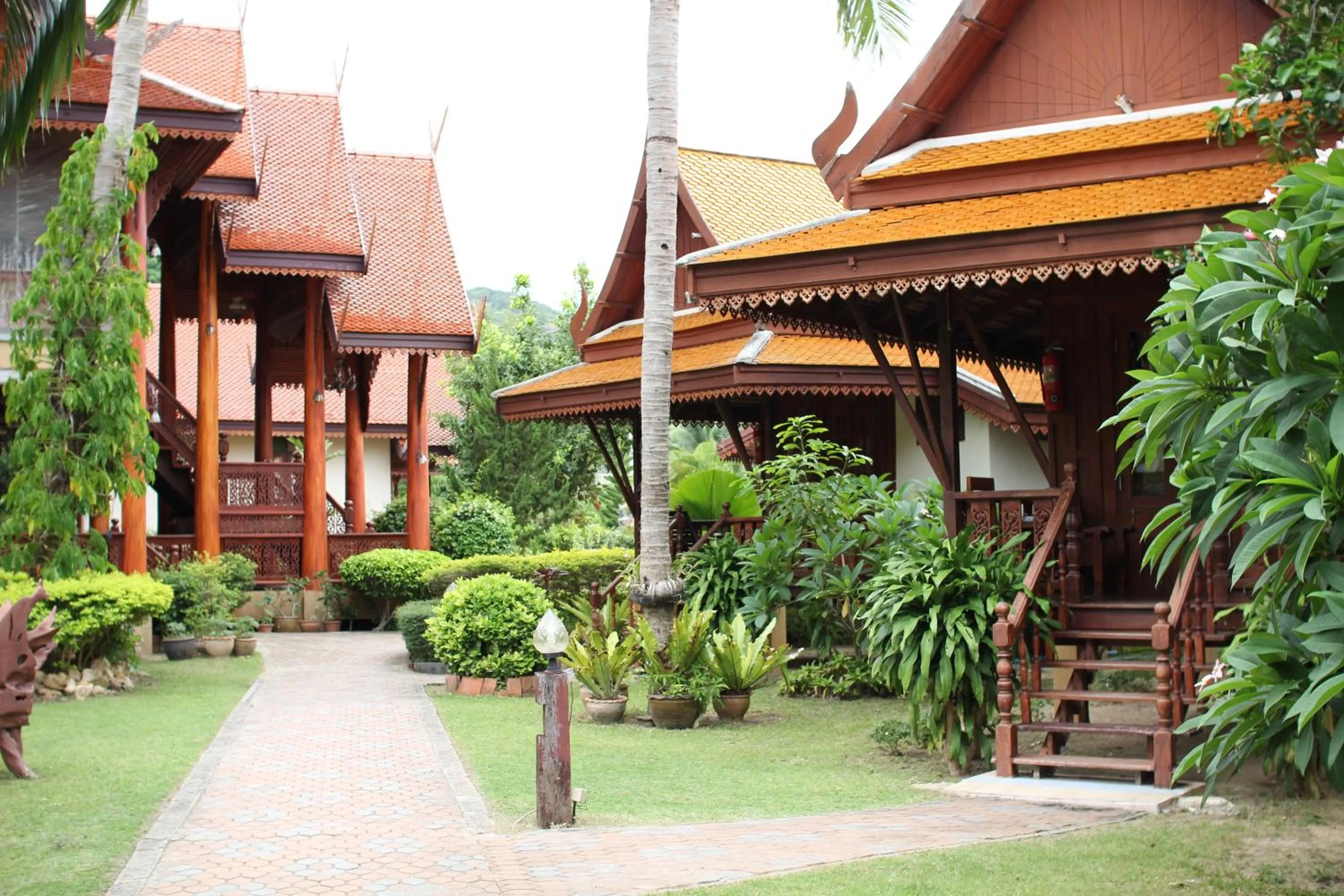 Garden in Grand Sea Beach Resort