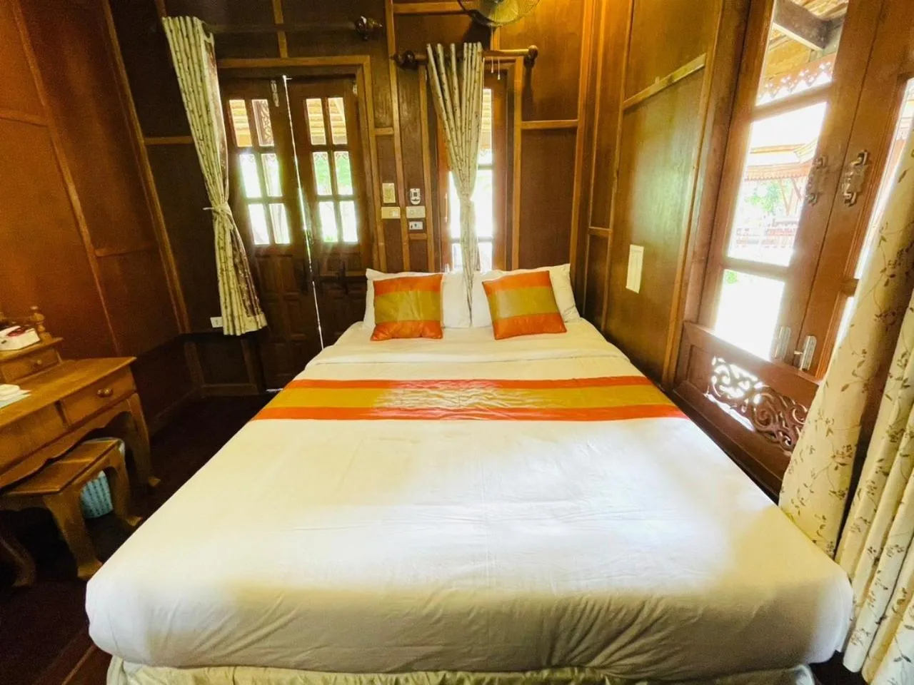 Bed in Grand Sea Beach Resort