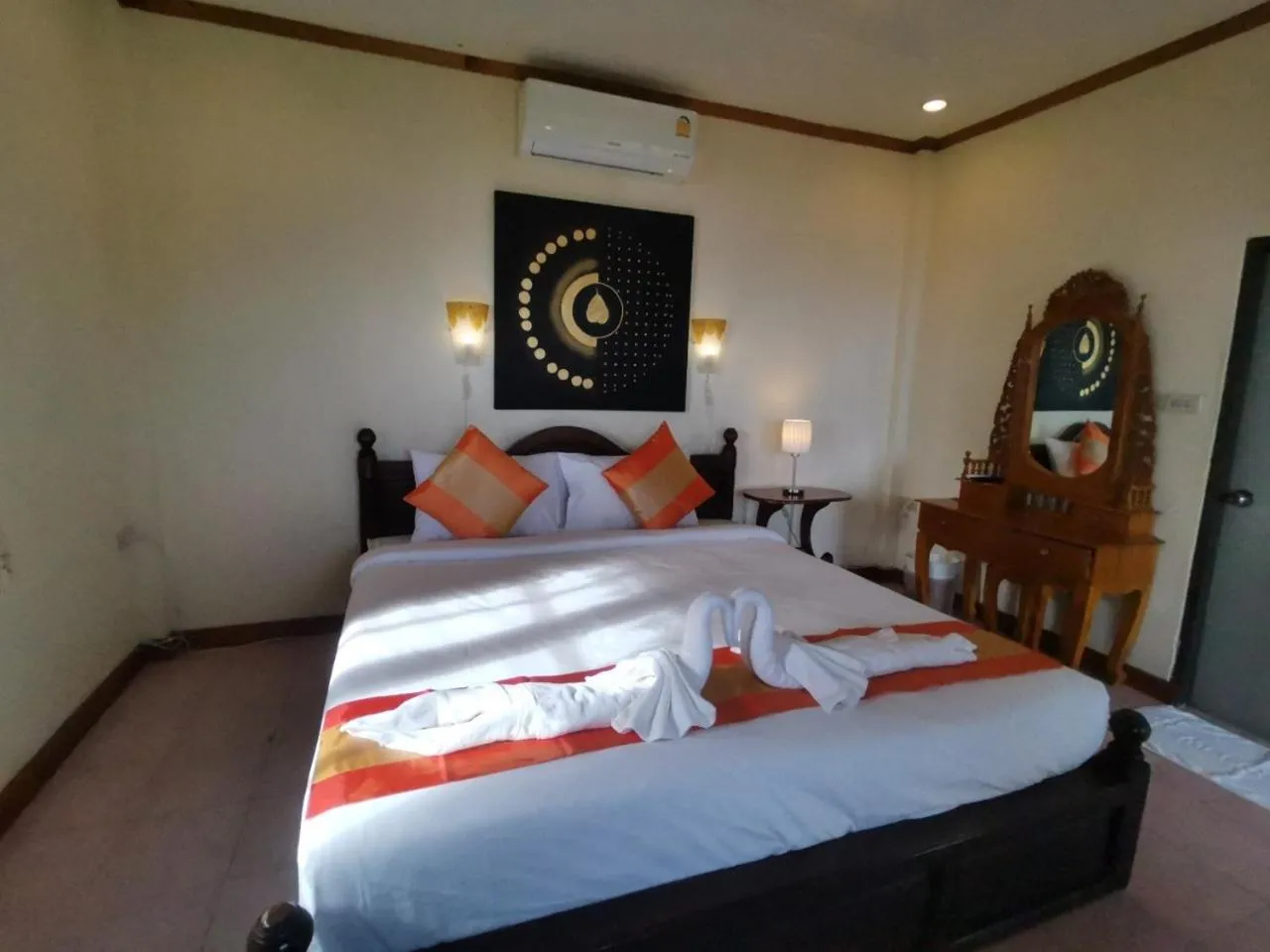 Bed in Grand Sea Beach Resort