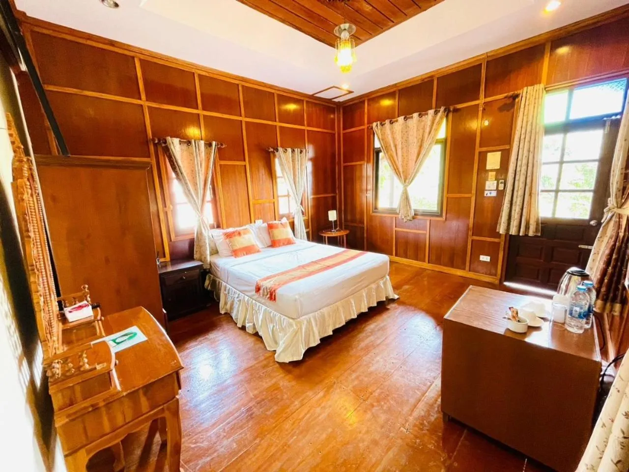 Bed in Grand Sea Beach Resort