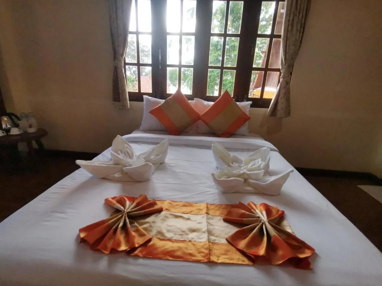 Bed in Grand Sea Beach Resort