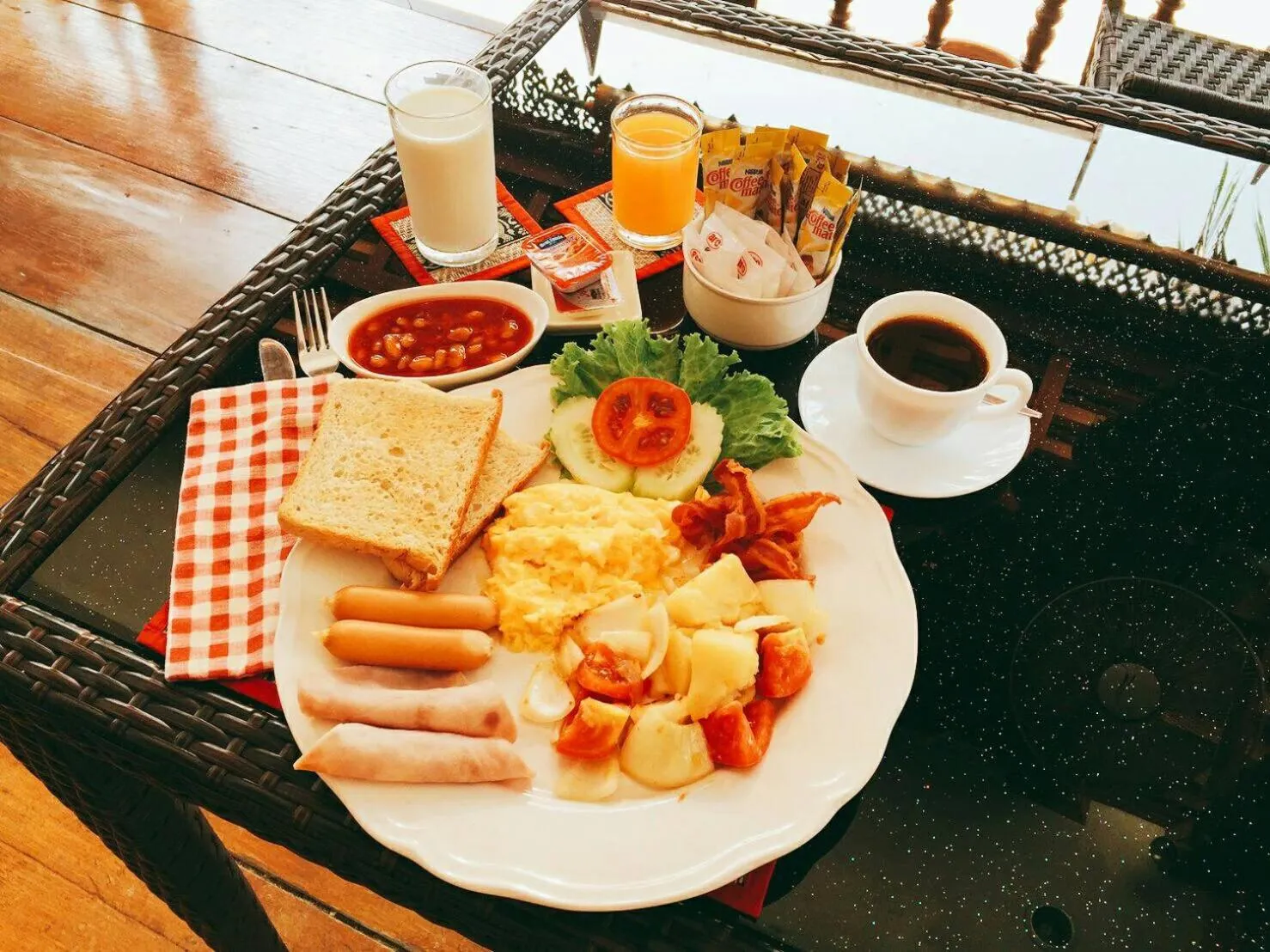 Breakfast in Grand Sea Beach Resort