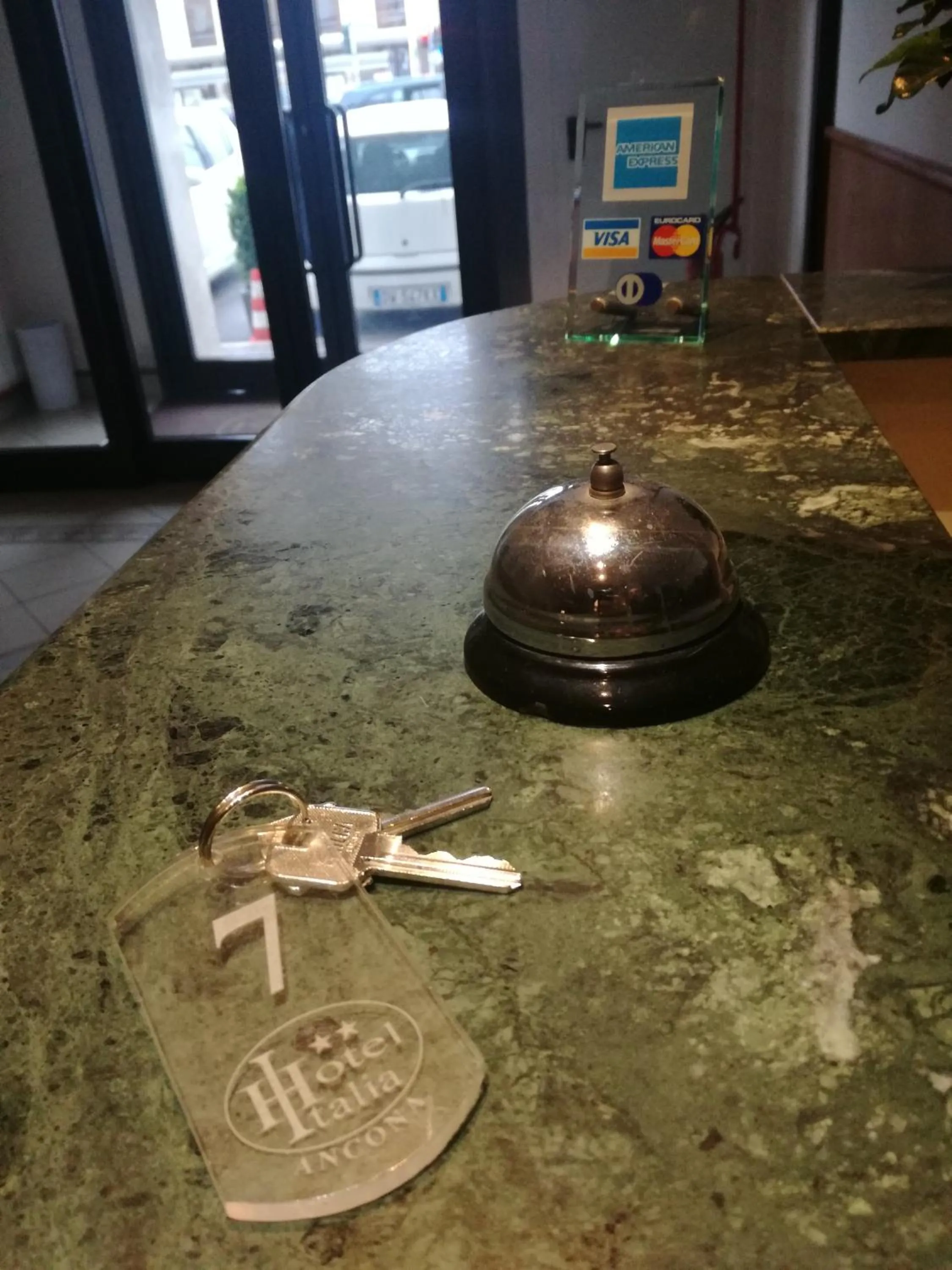 Lobby or reception in Albergo Italia