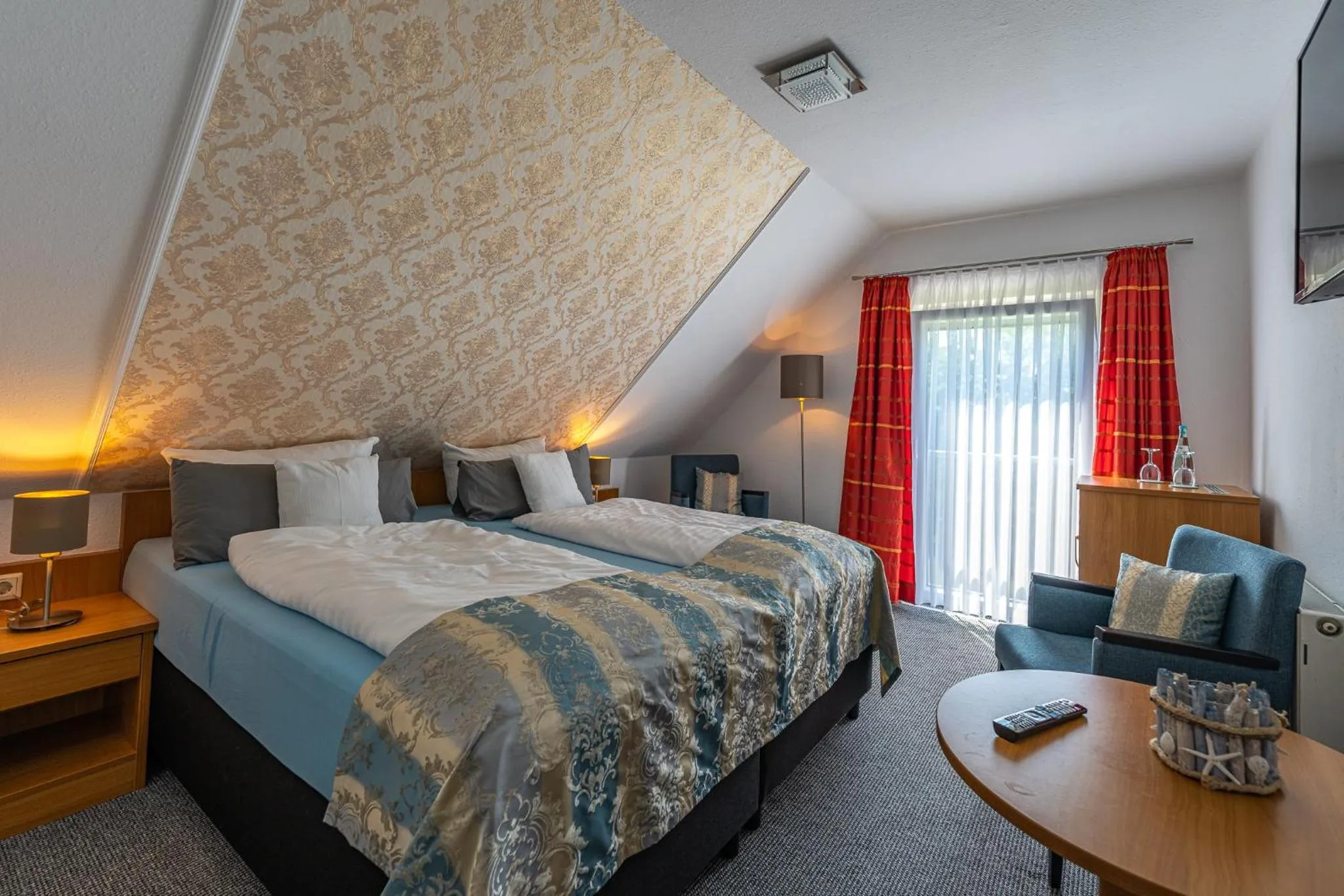 Bed in Hotel Nordstern