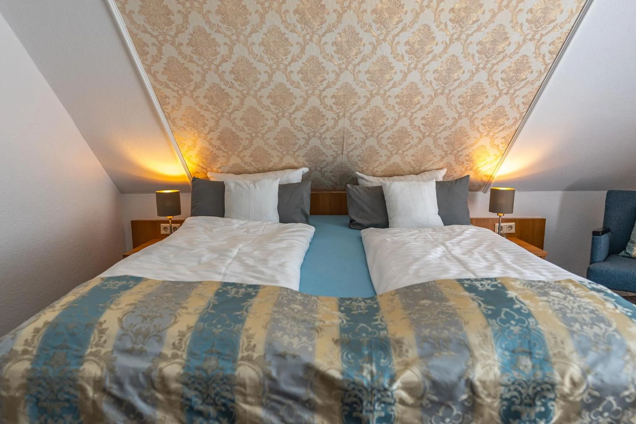 Bed in Hotel Nordstern