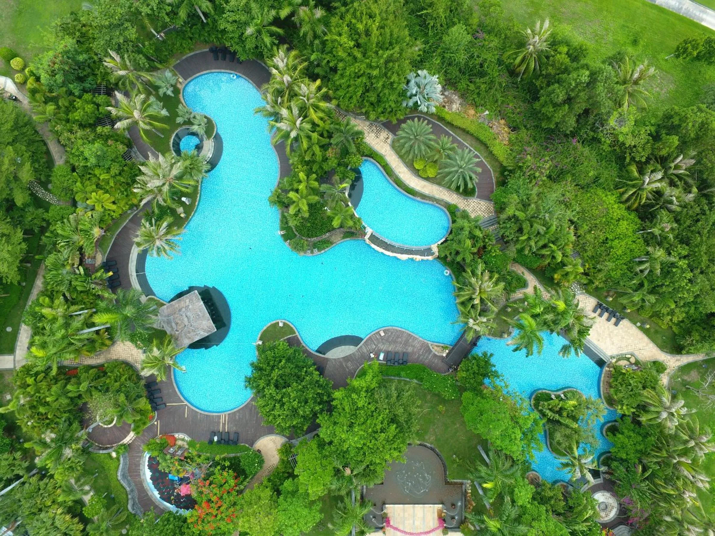 Bird's eye view in Mingshen Golf & Bay Resort Sanya