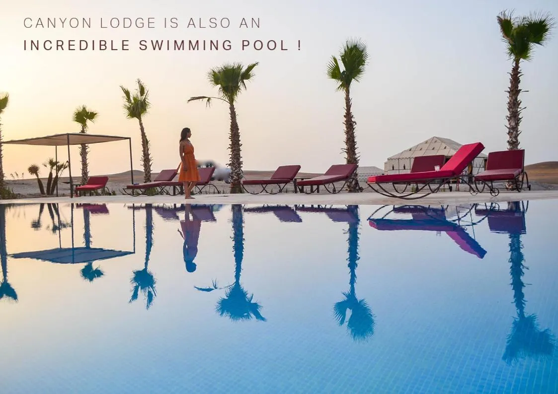 Swimming pool in Canyon Lodge Désert Agafay