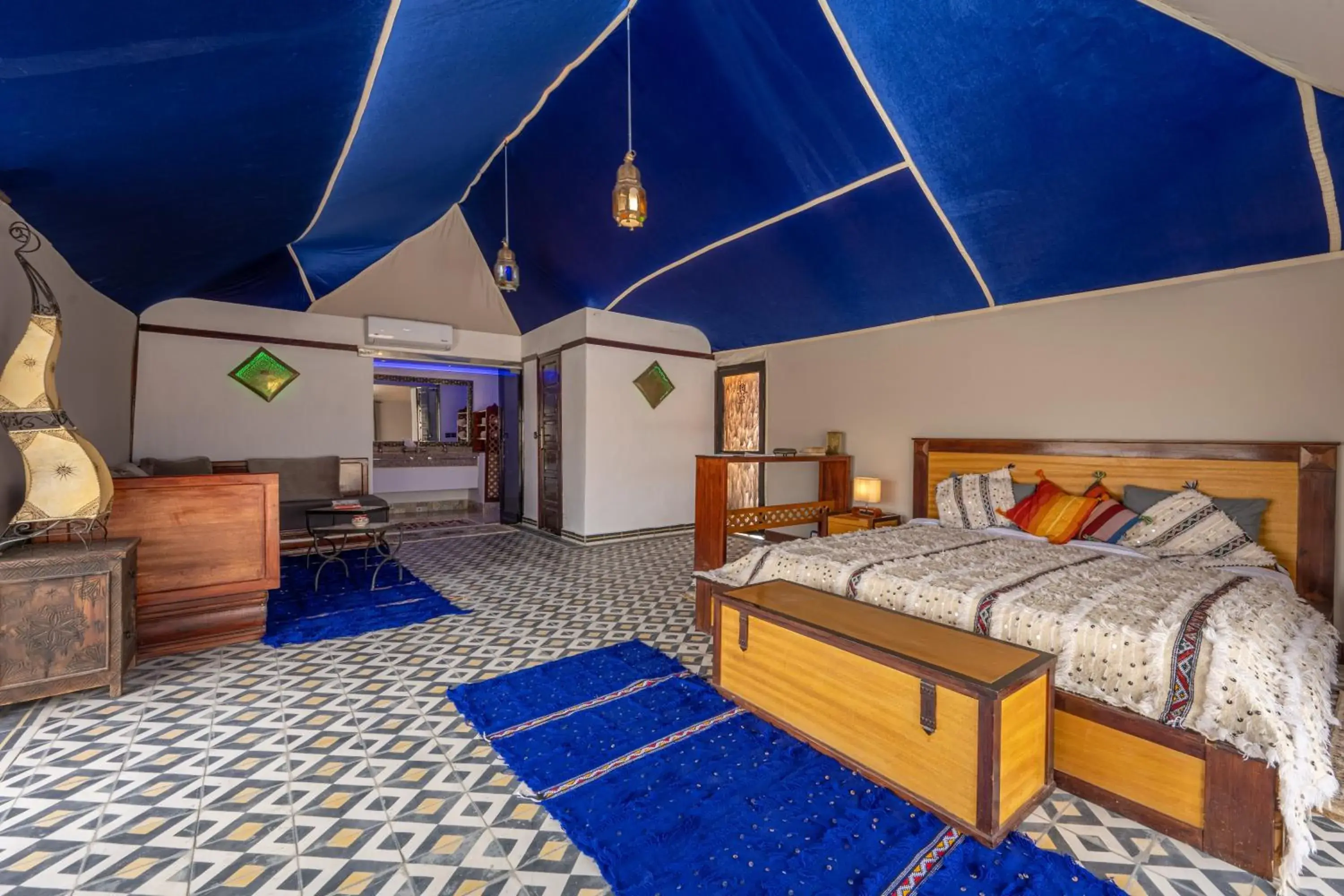 Double Room with Terrace in Canyon Lodge Désert Agafay Double Room with Terrace in Canyon Lodge Désert Agafay