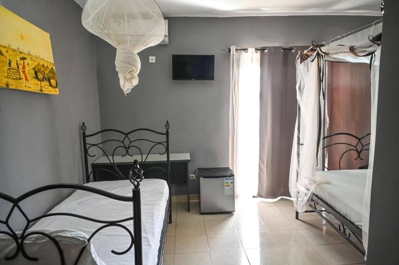 Bed in Hotel le Trarza