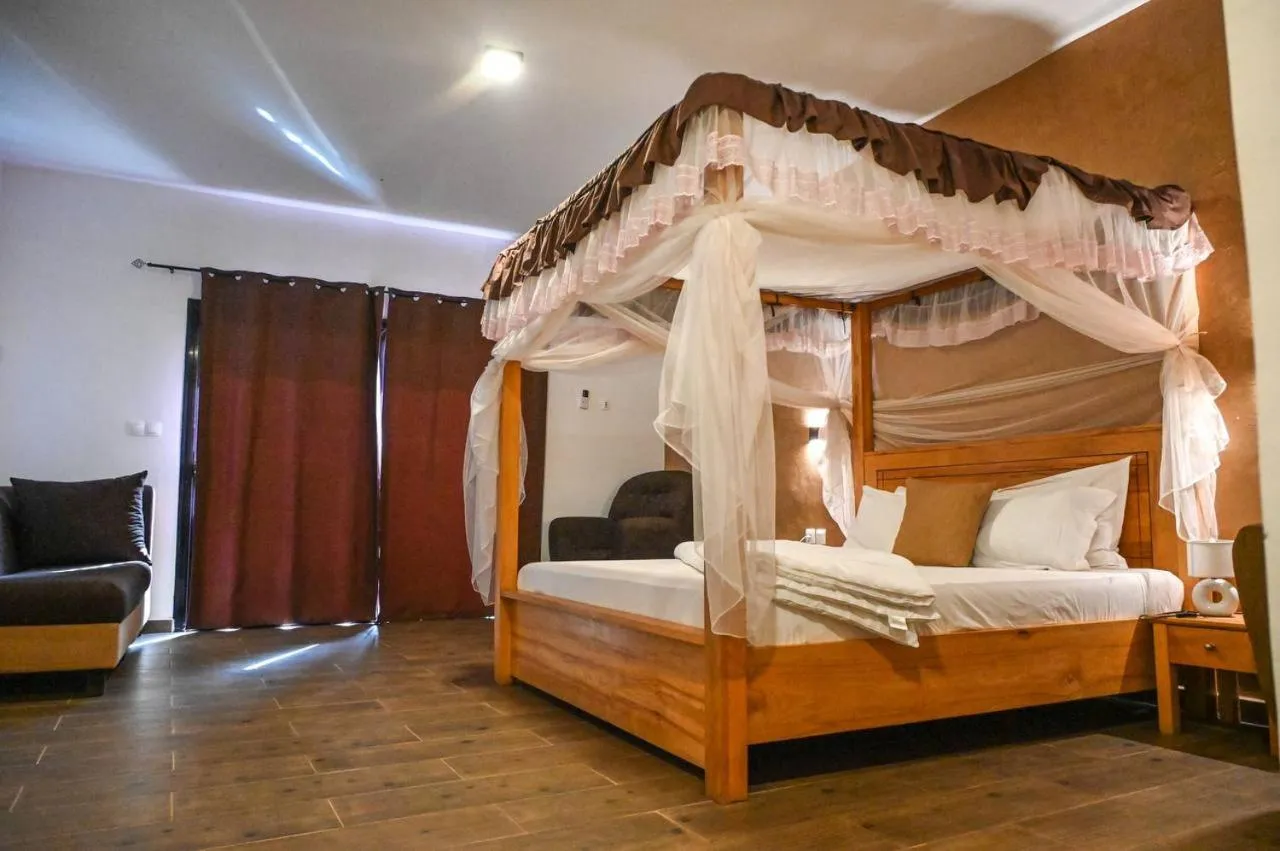 Bed in Hotel le Trarza