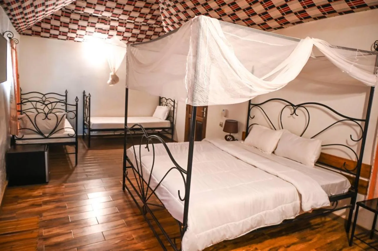 Bed in Hotel le Trarza