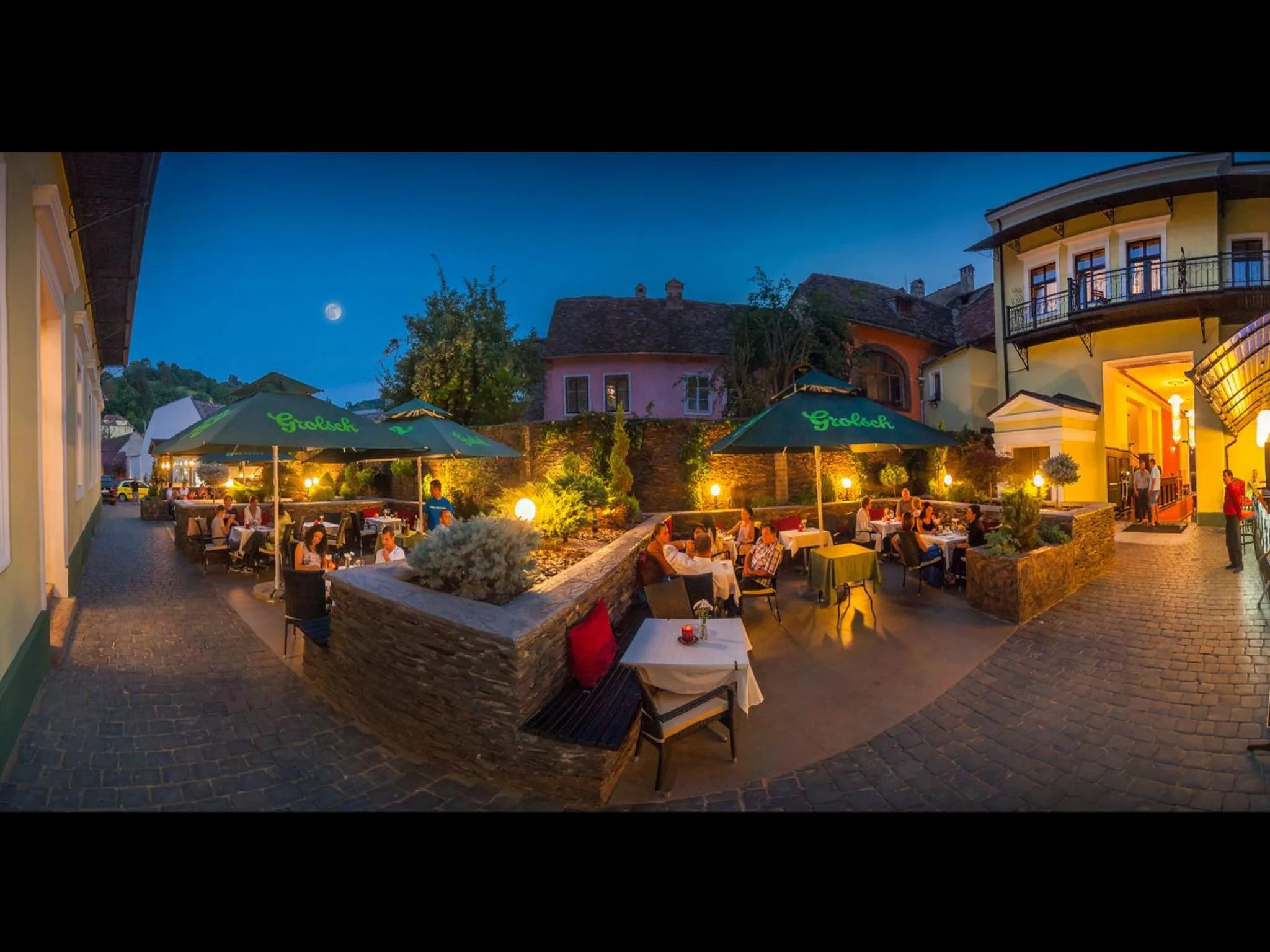 Balcony/Terrace in Hotel Central Park Sighisoara