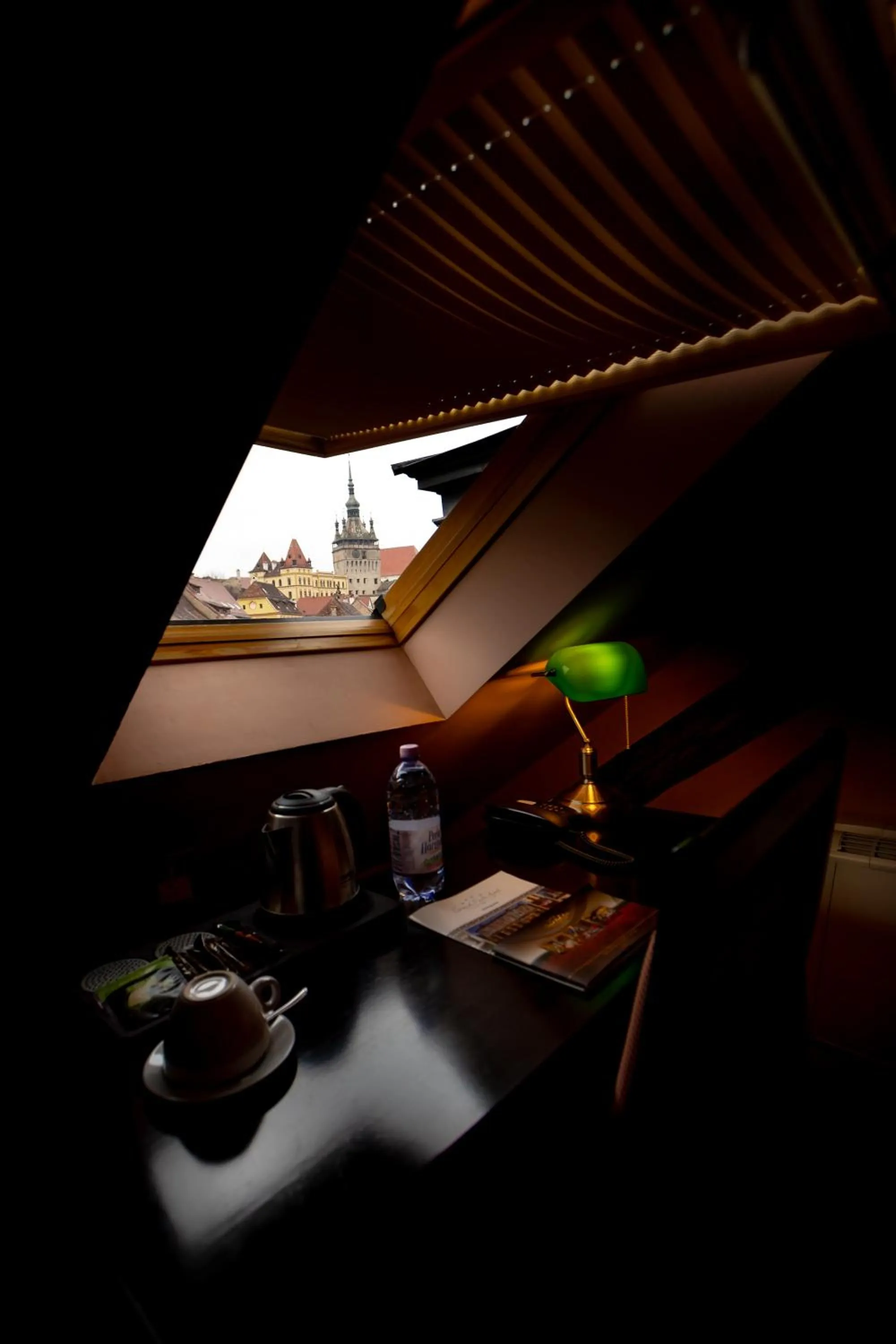 City view in Hotel Central Park Sighisoara