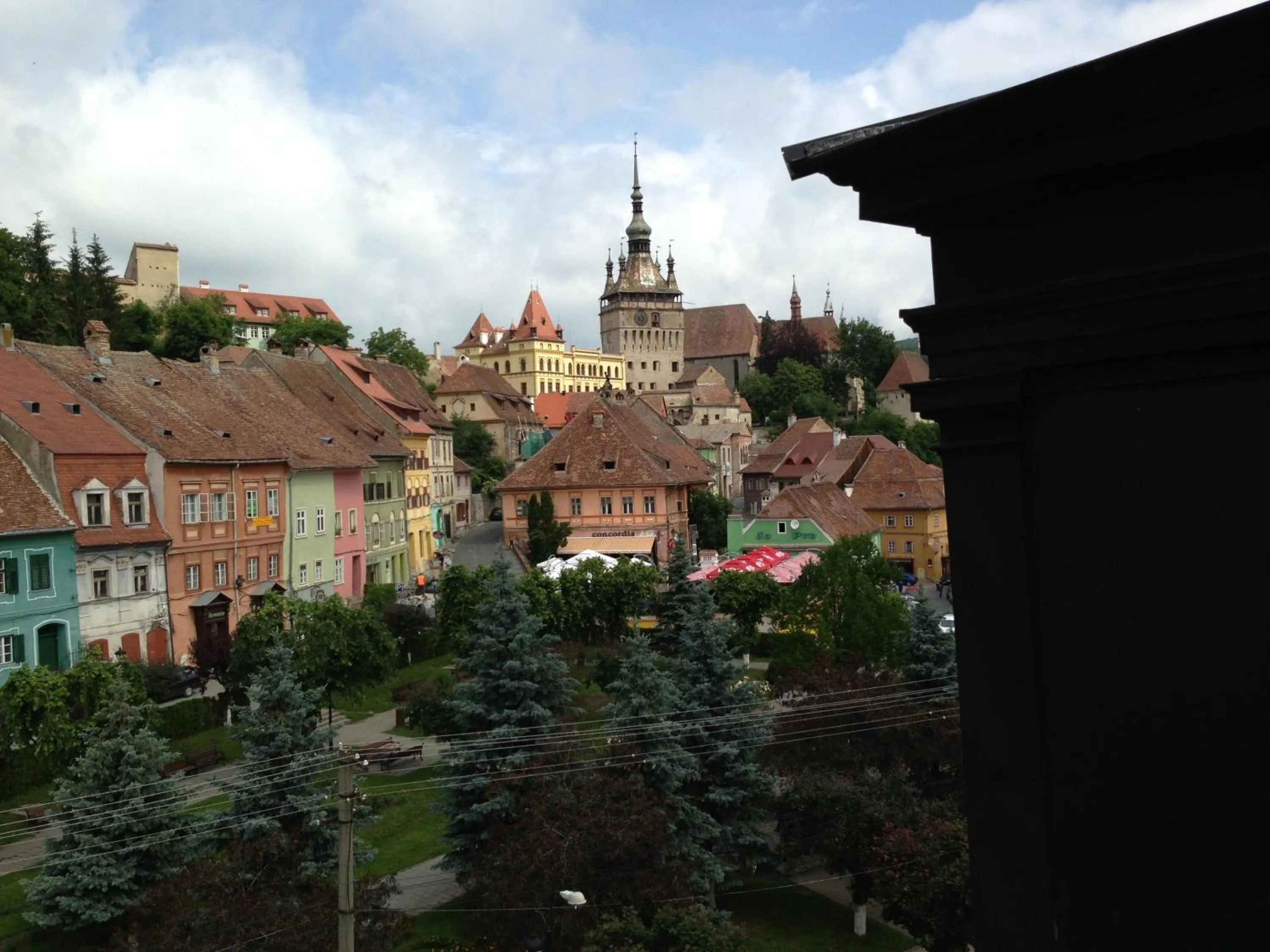View (from property/room) in Hotel Central Park Sighisoara