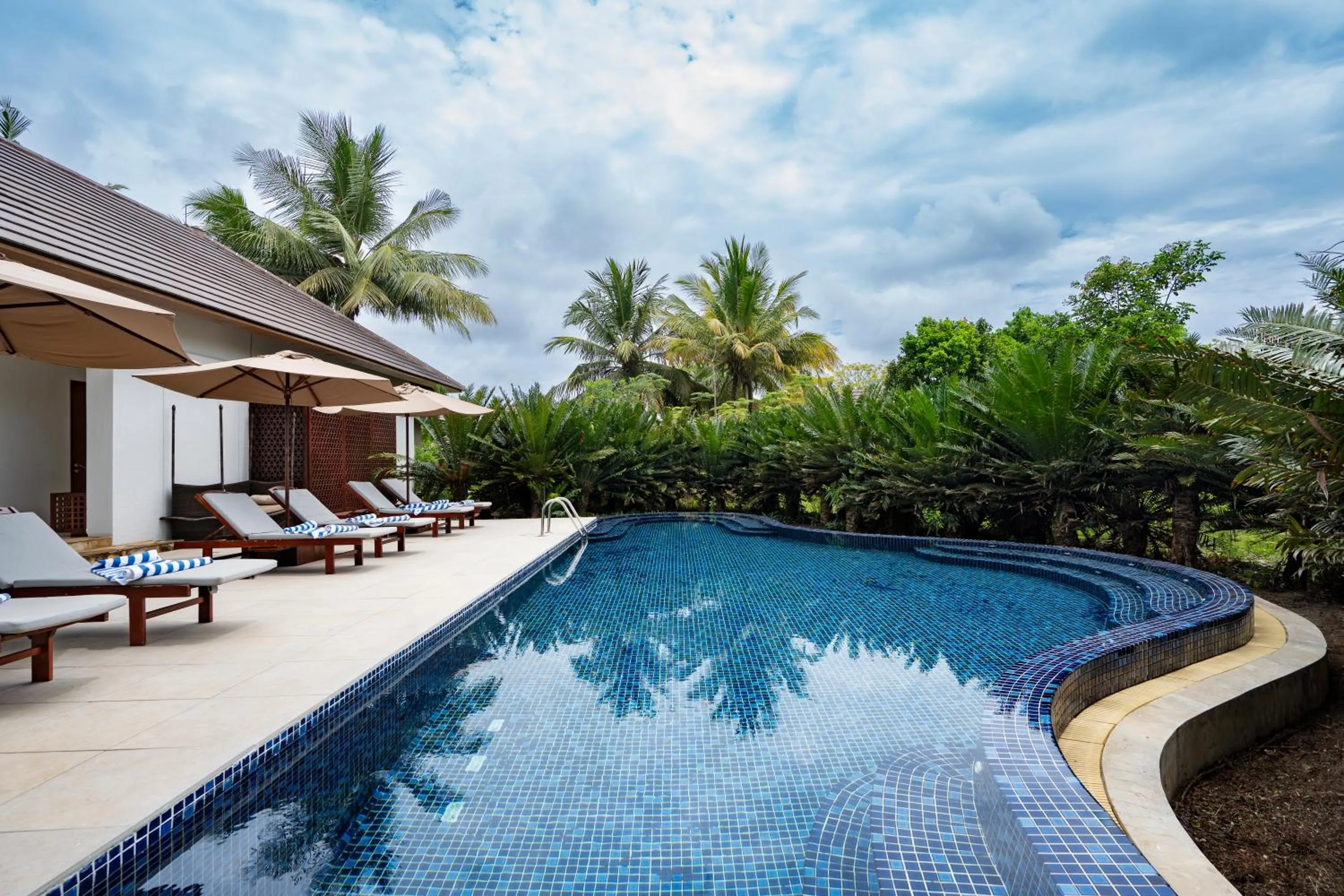 Pool view in The Residence Zanzibar