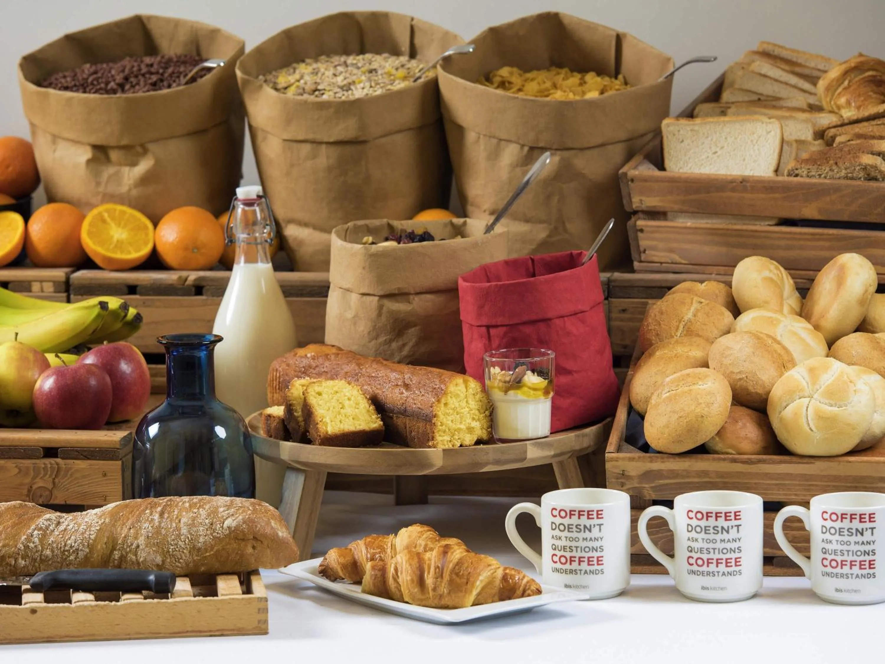 Breakfast in ibis Budget Brussels South Ruisbroek