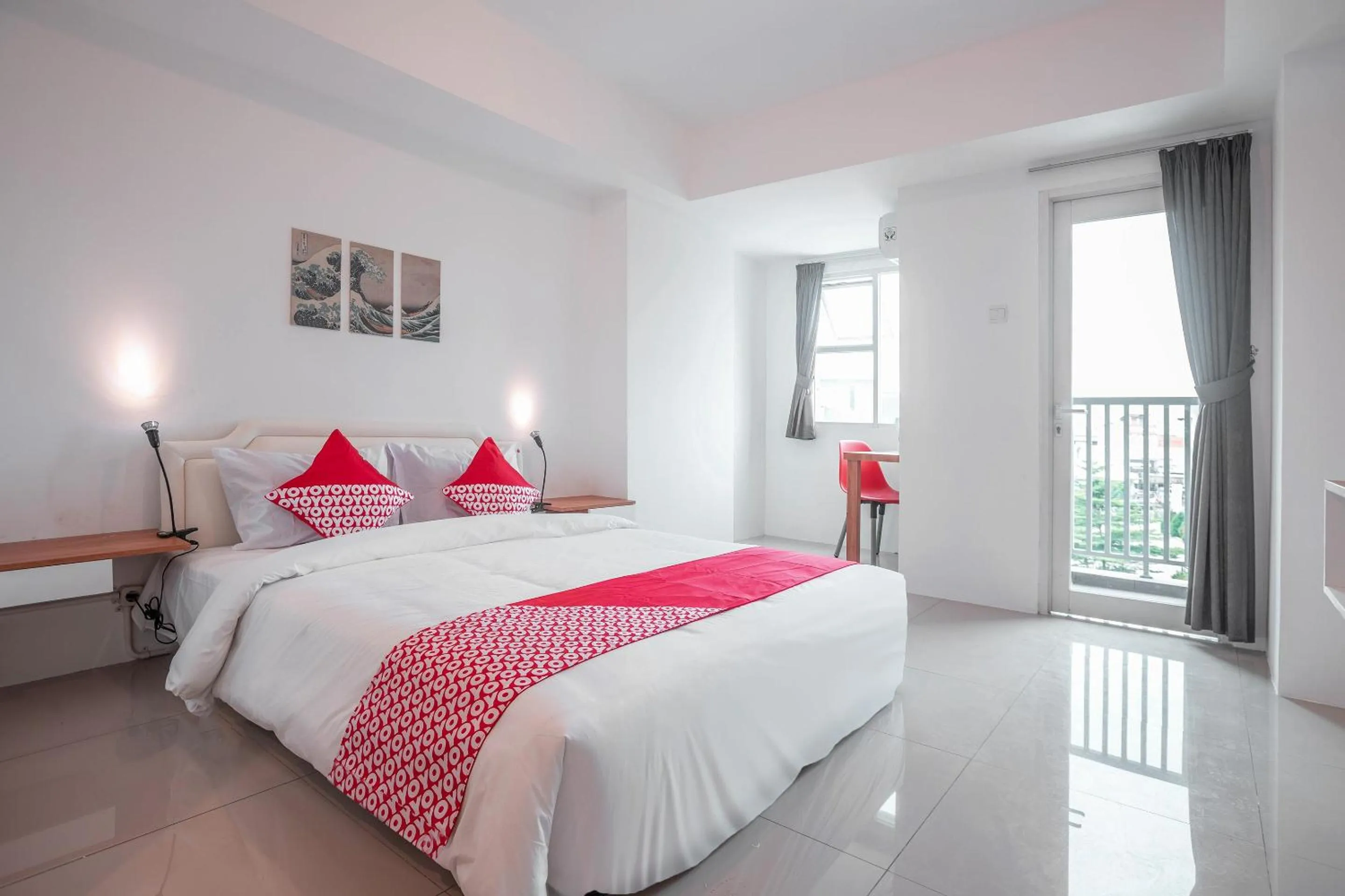 Bedroom in OYO Flagship 728 Baileys Apartment