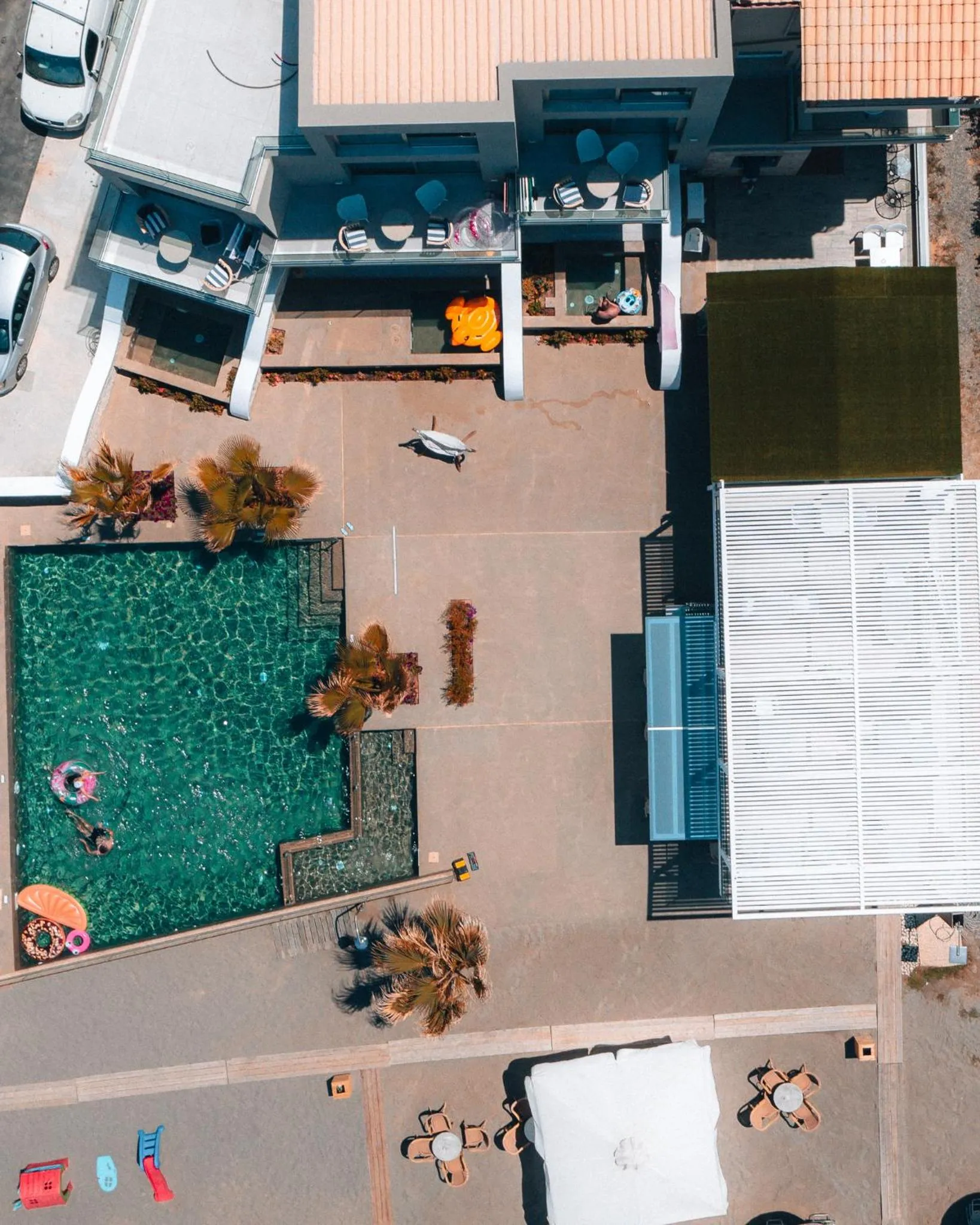 Bird's eye view in Vergina Beach Hotel