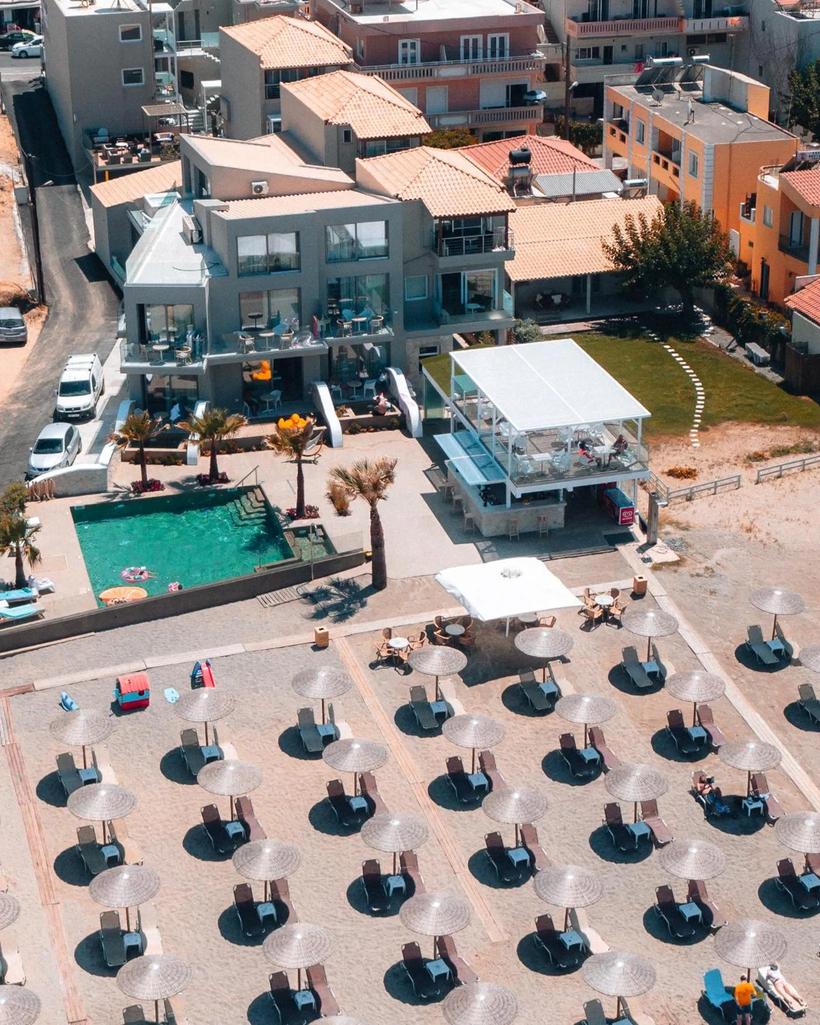 Bird's eye view in Vergina Beach Hotel