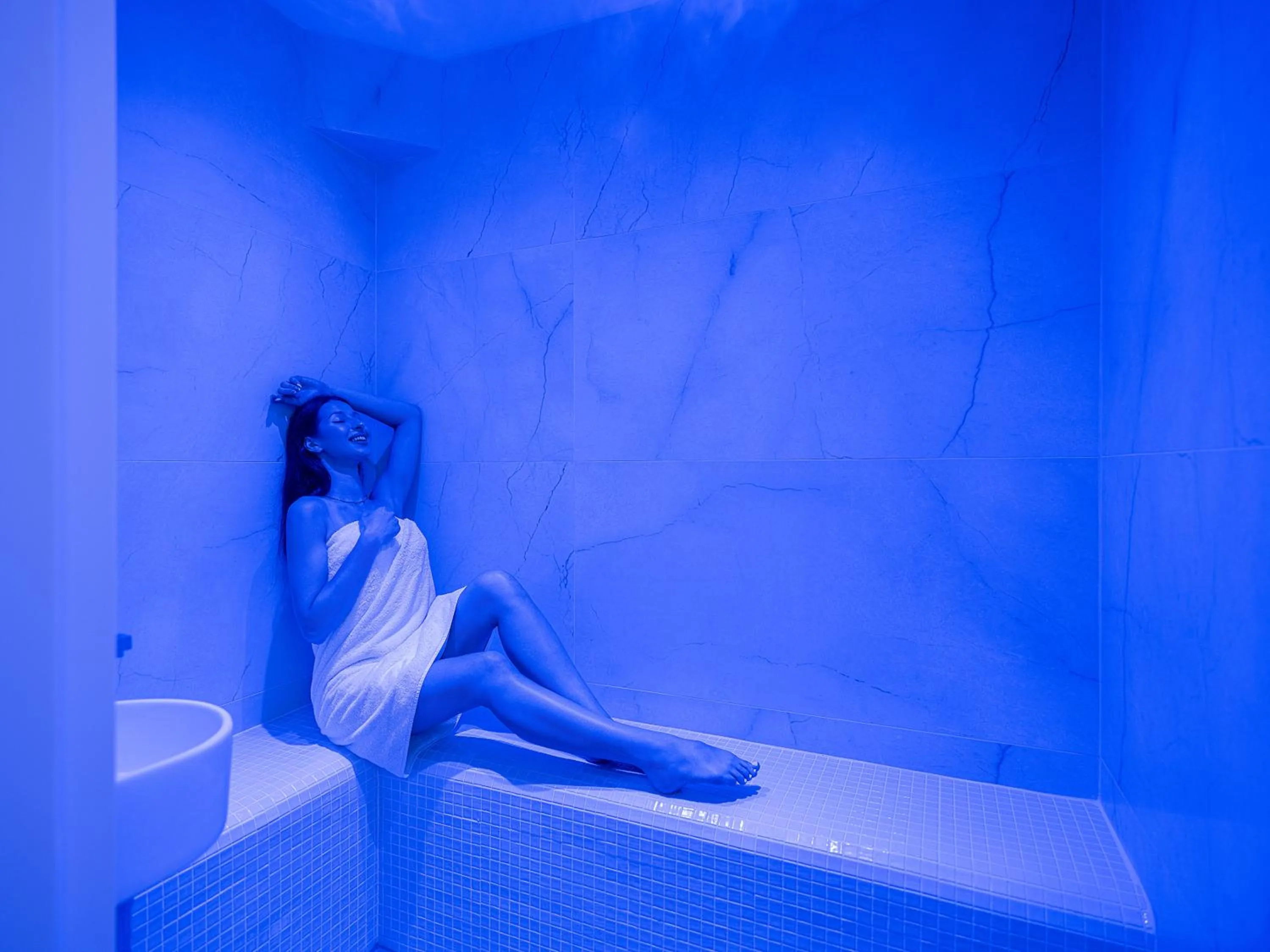 Steam room in Vergina Beach Hotel