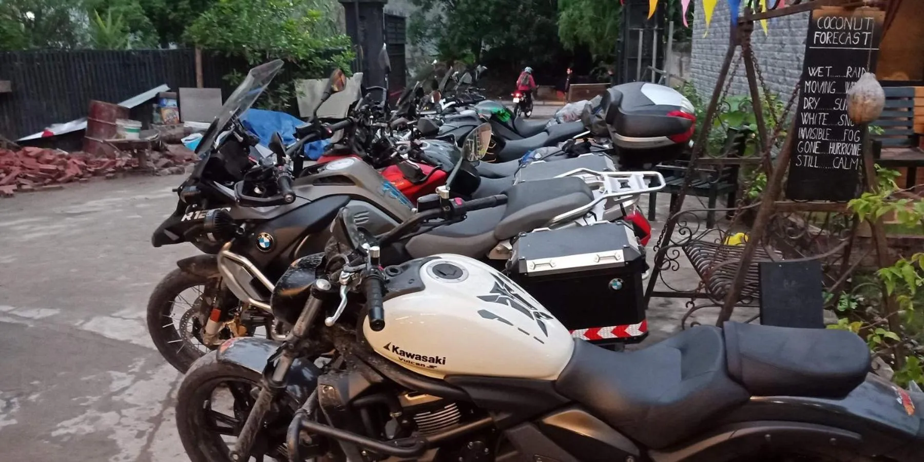 Cycling in Golden Jungle House