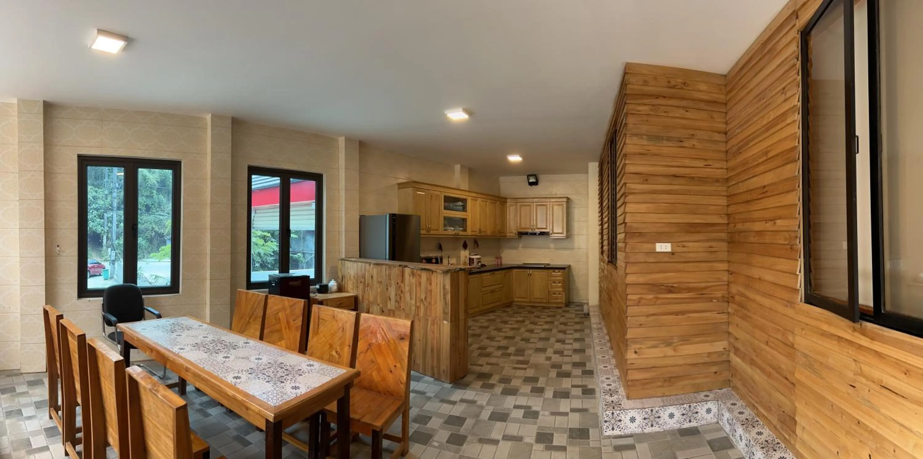 Dining area in Golden Jungle House