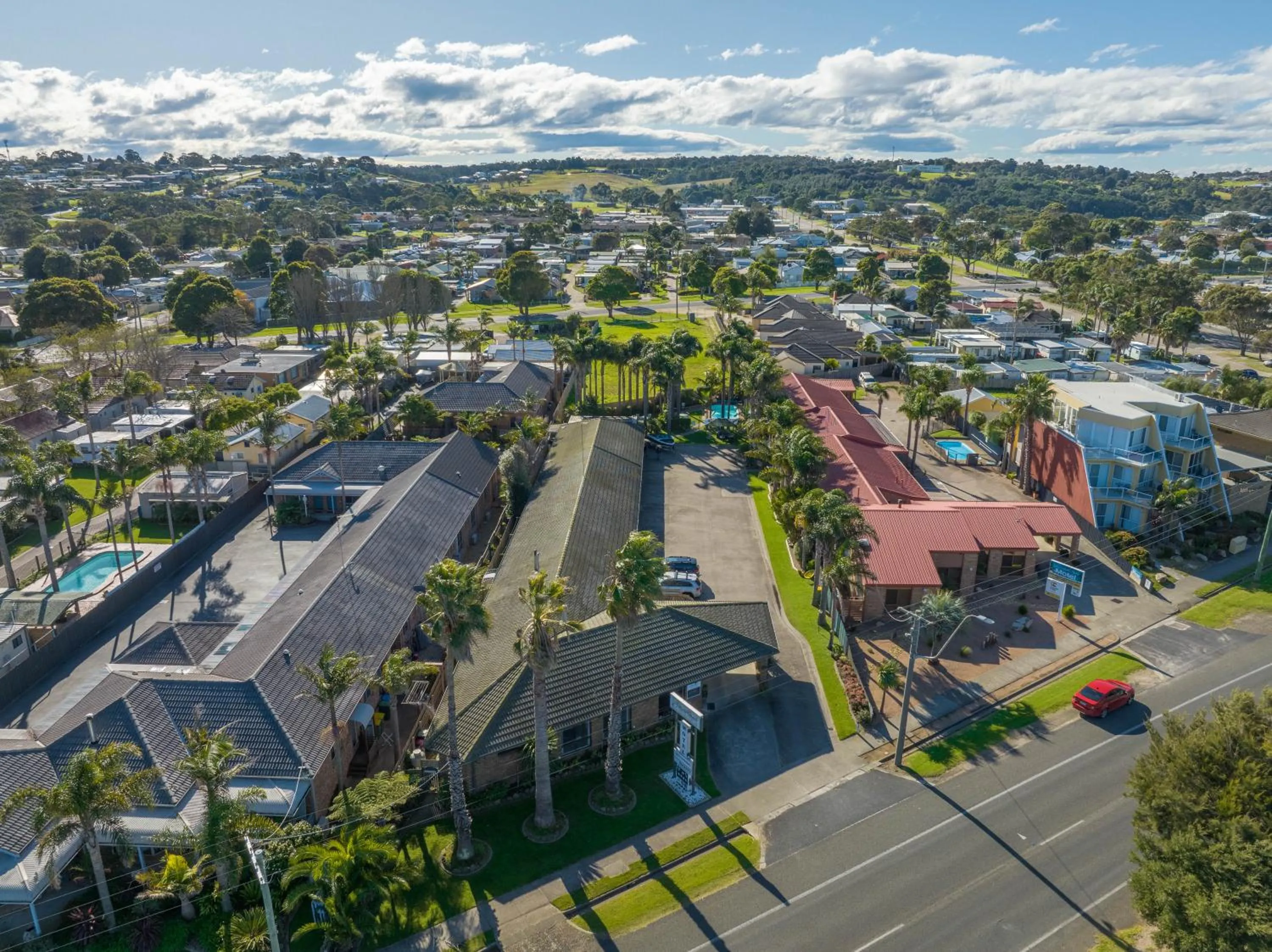 Bird's eye view in Sandbar Motel