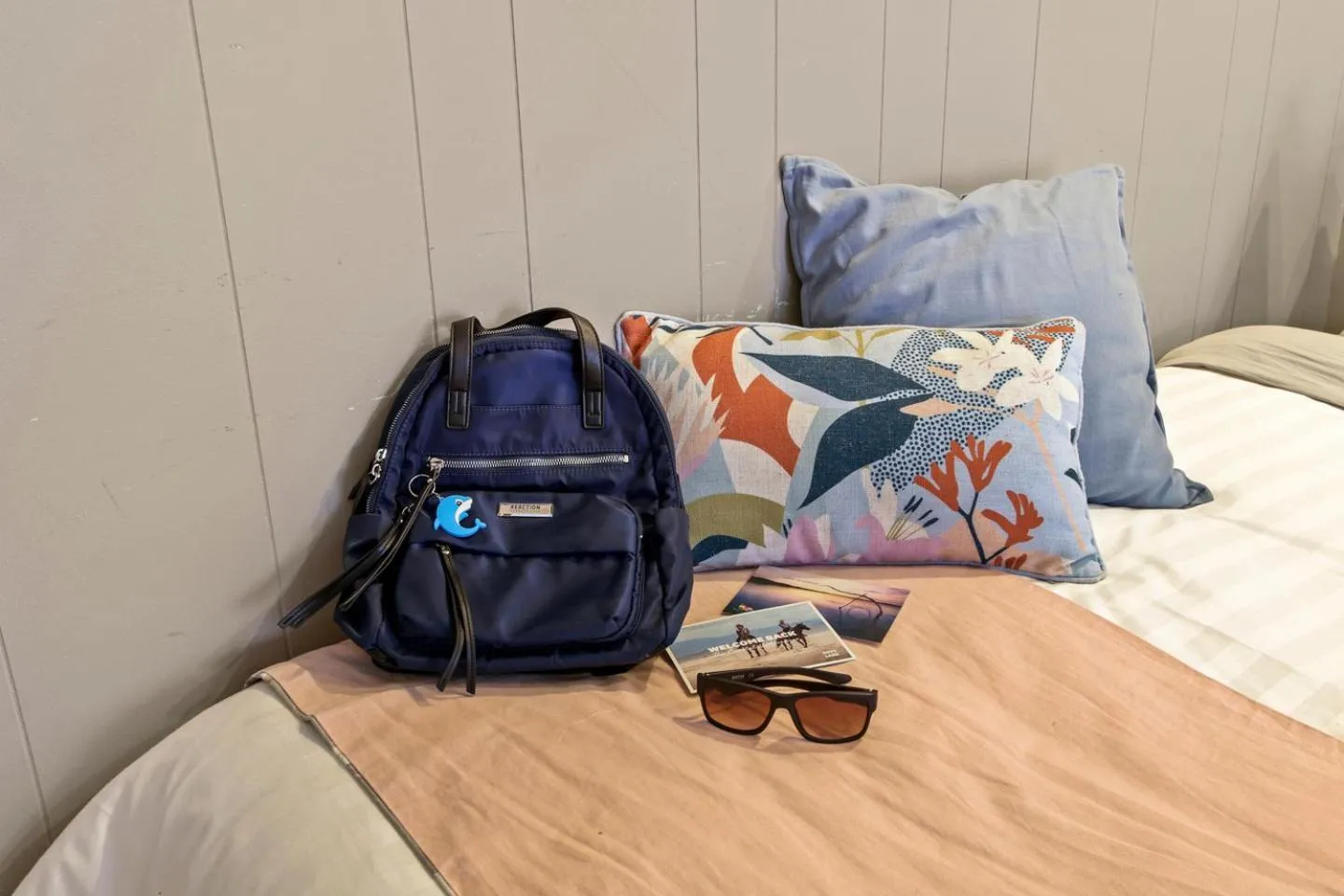 Bed in Sandbar Motel