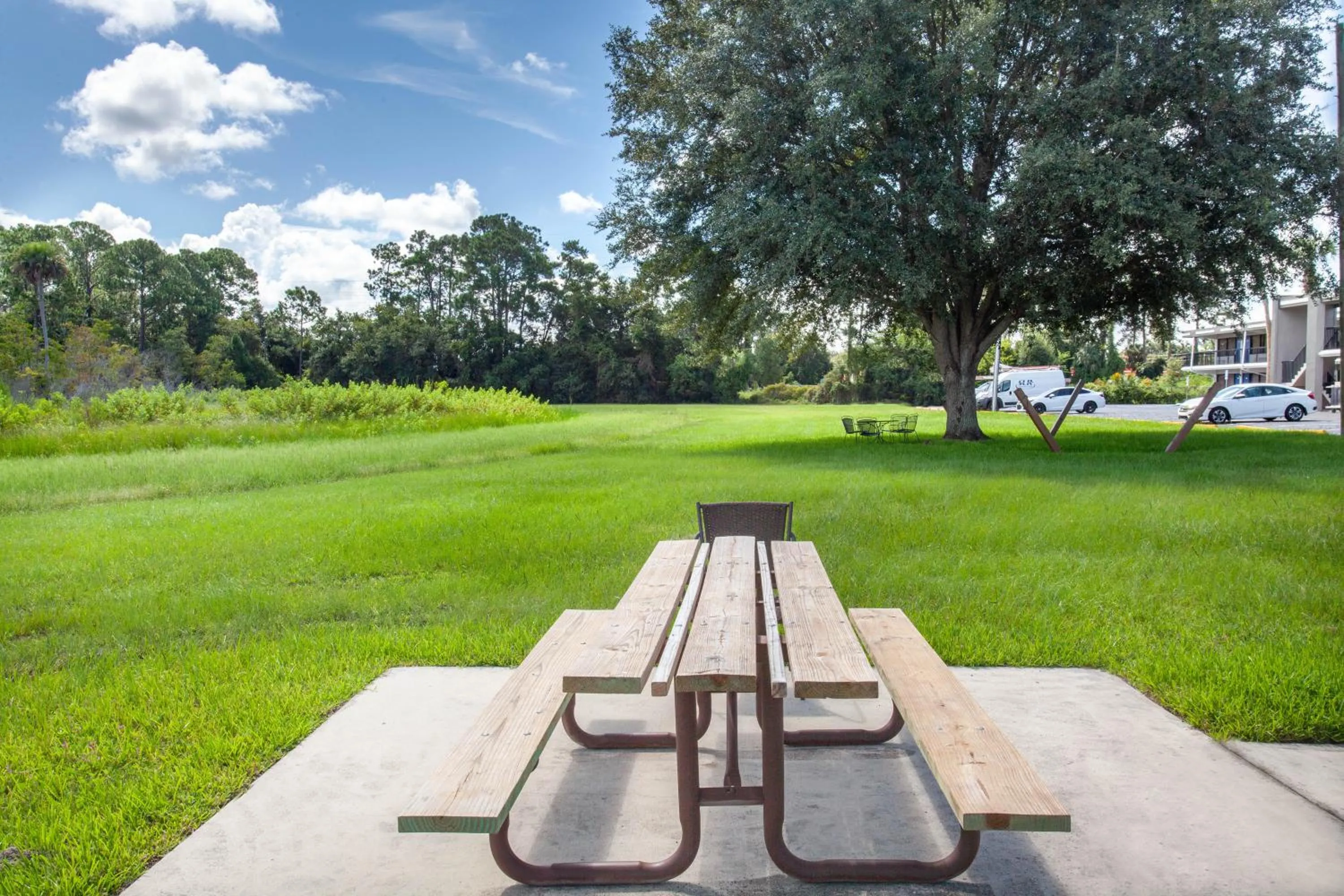 Patio in Travelodge by Wyndham Deltona