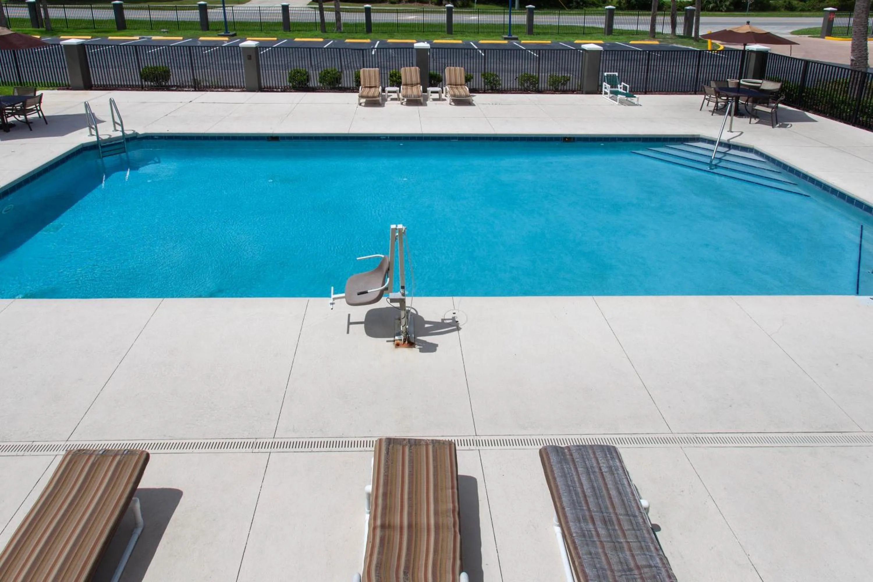 Pool view in Travelodge by Wyndham Deltona