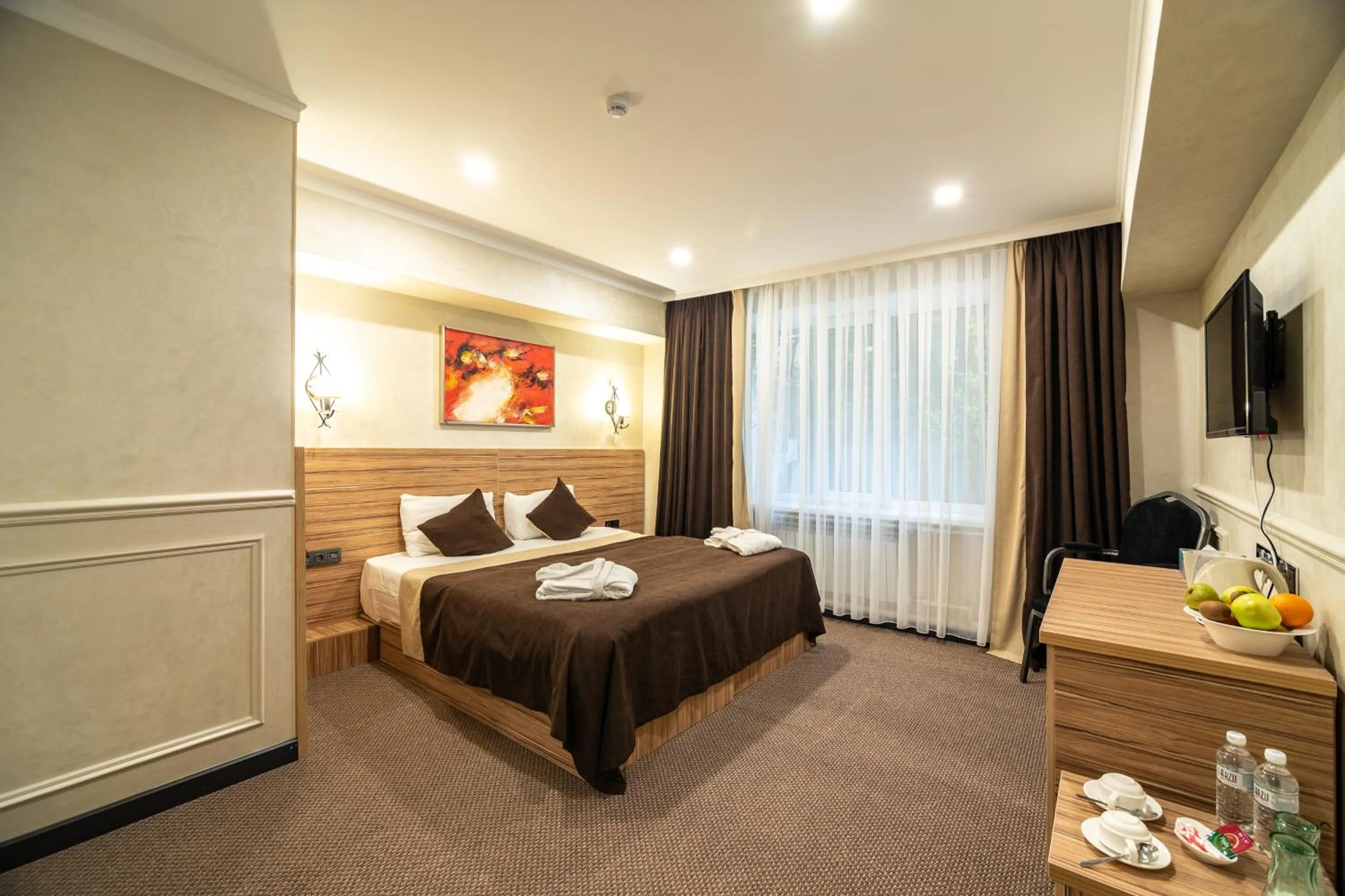 Bed in Mildom City Hotel