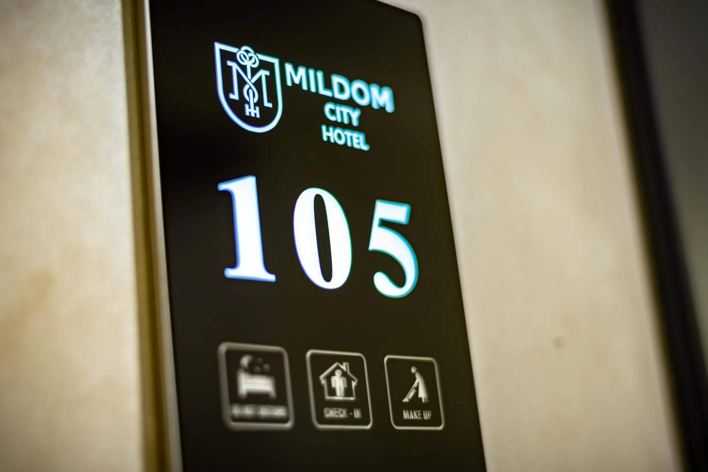 Logo/Certificate/Sign in Mildom City Hotel