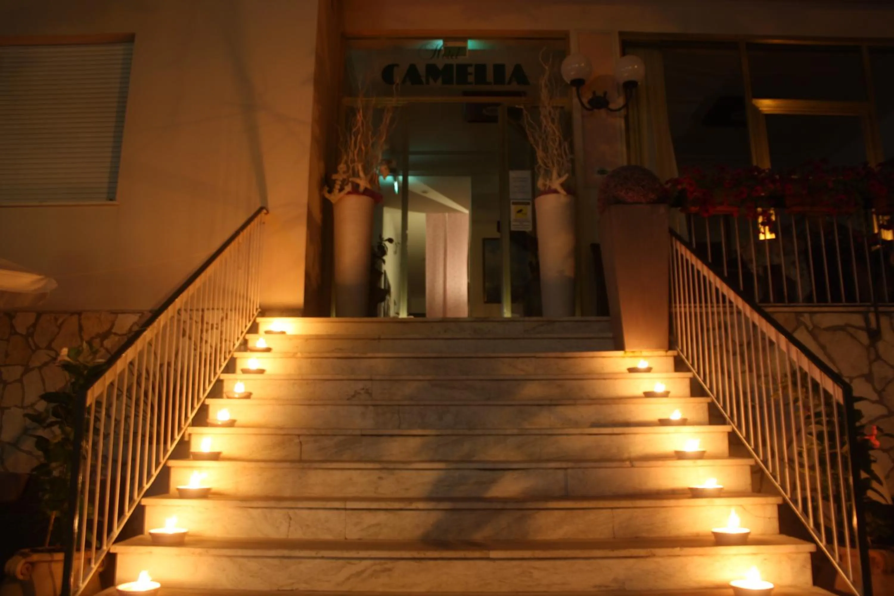 Facade/entrance in Hotel Camelia